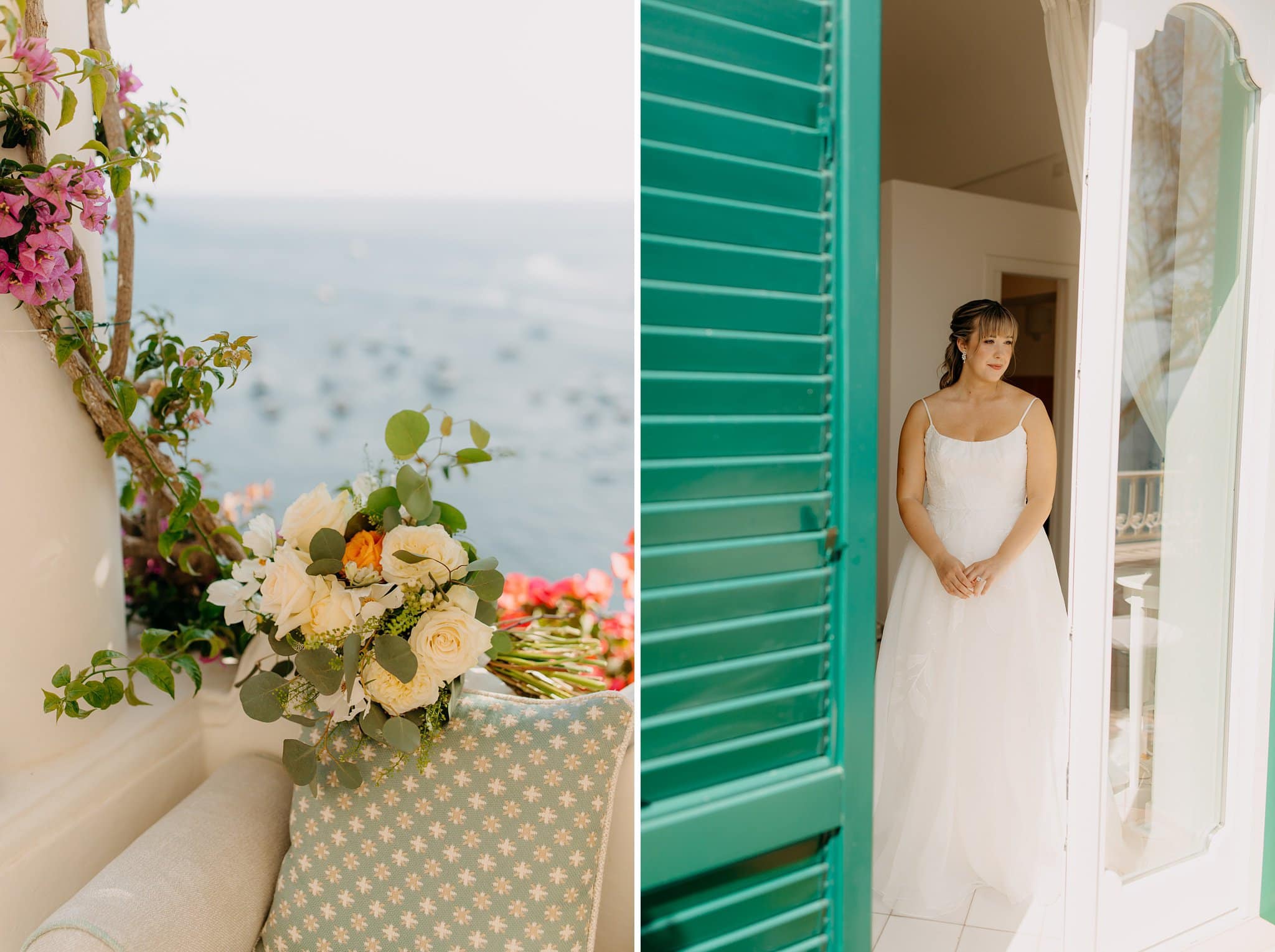 Romantic elopement in Positano, Italy