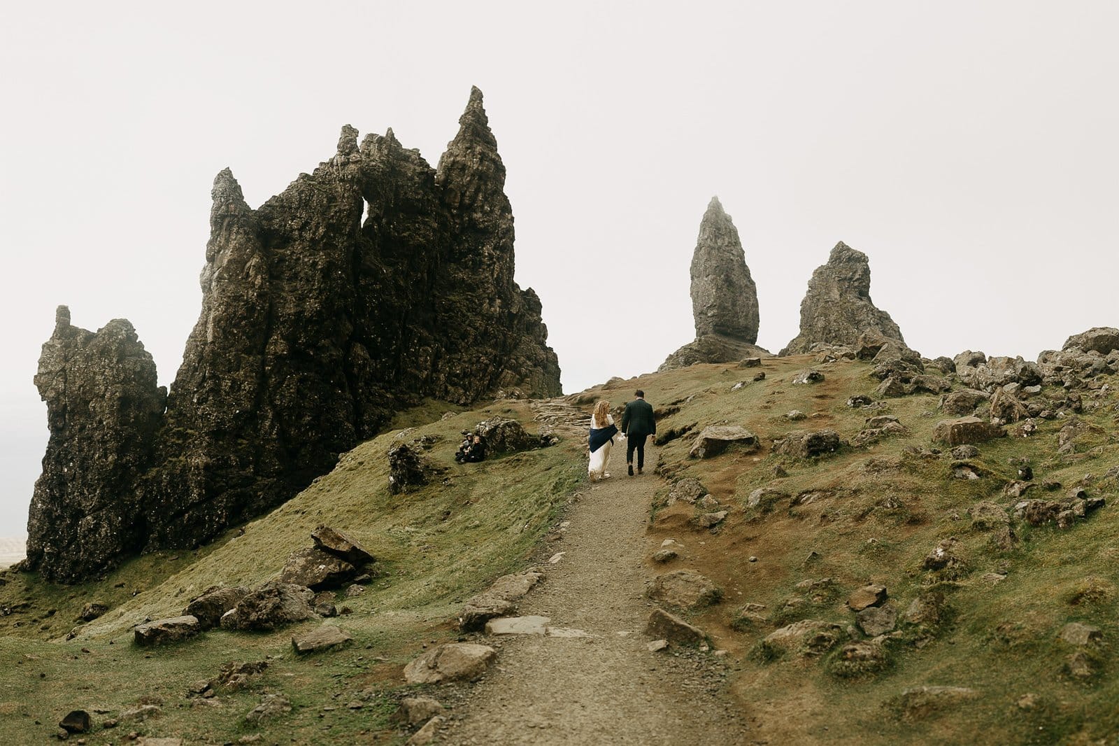 The Storr hiking elopement on the Isle of Skye in Scotland