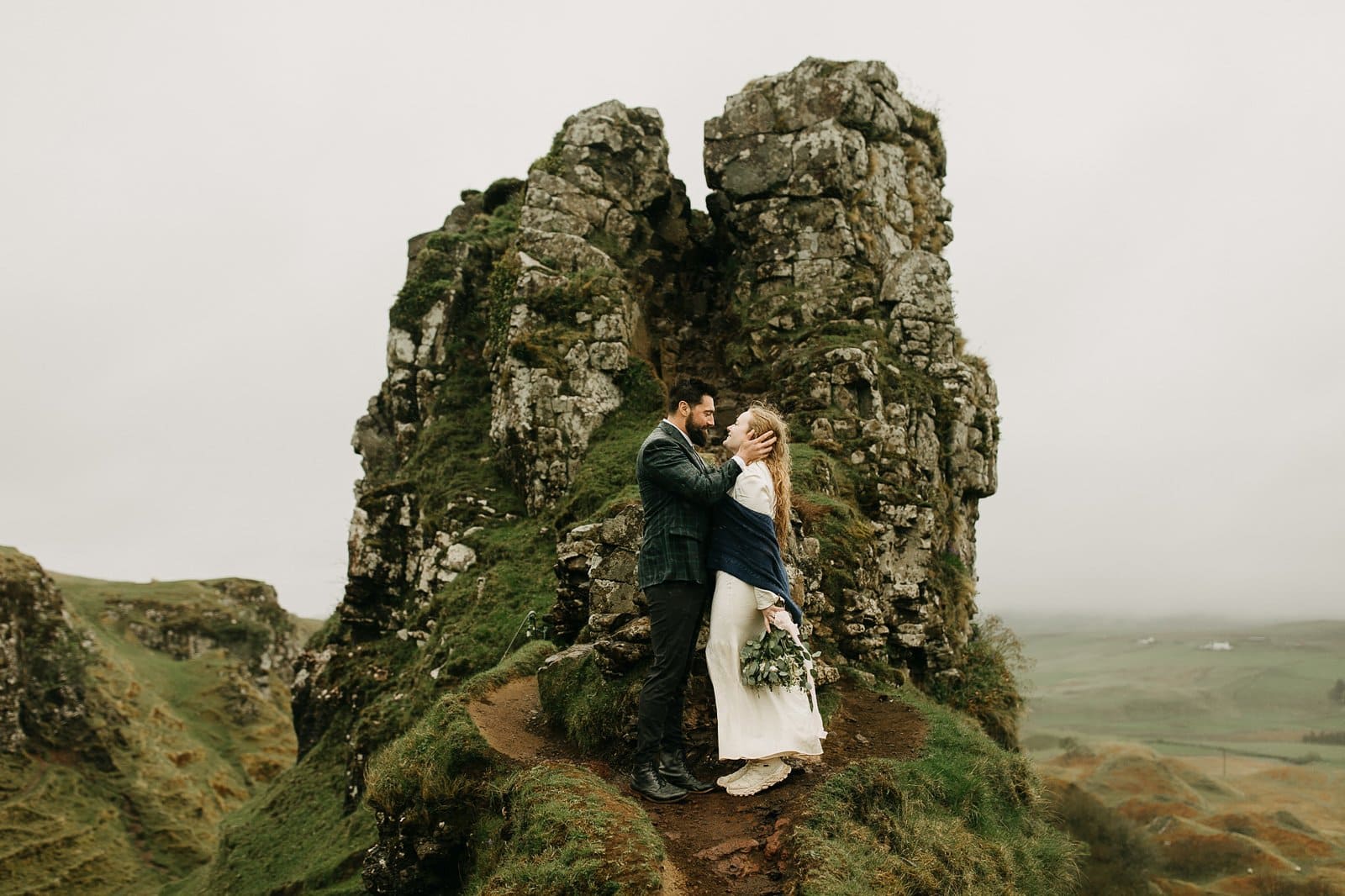 elopement at The Fairy Glen on the Isle of Skye in Scotland