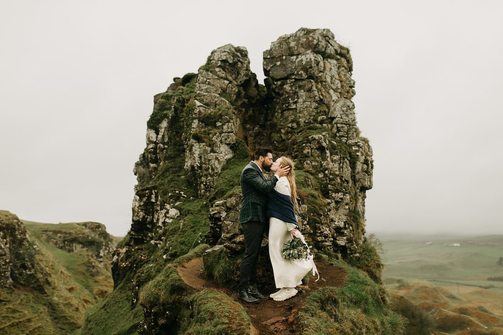 elopement at The Fairy Glen on the Isle of Skye in Scotland