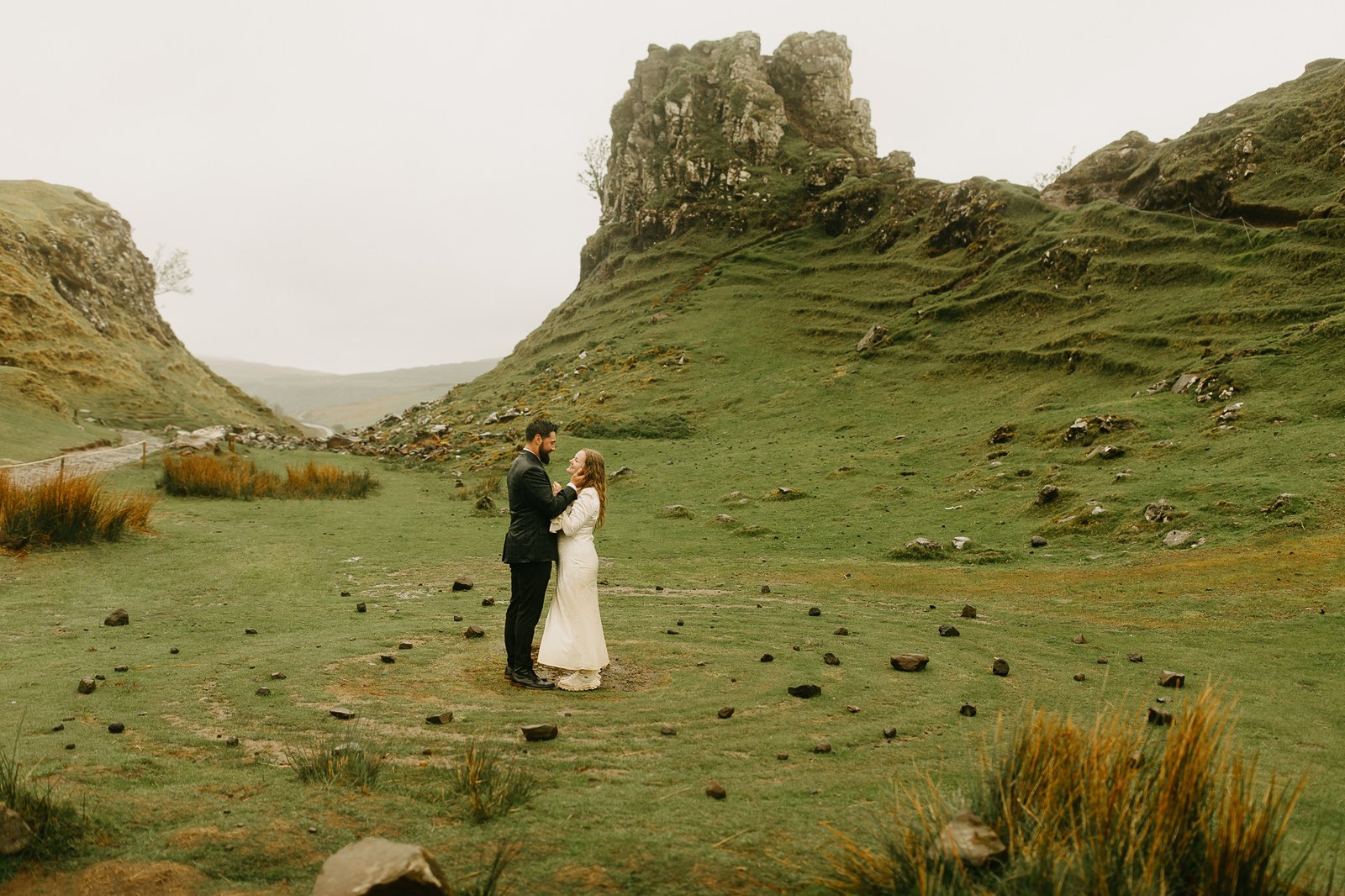 elopement at The Fairy Glen on the Isle of Skye in Scotland