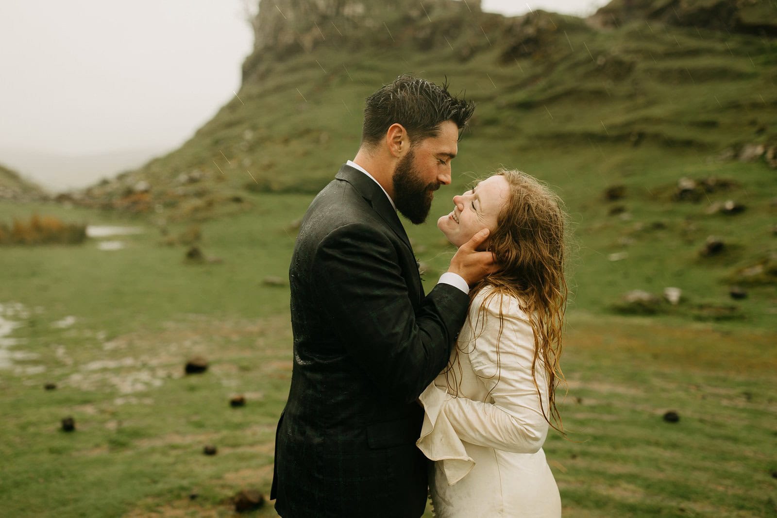 elopement at The Fairy Glen on the Isle of Skye in Scotland