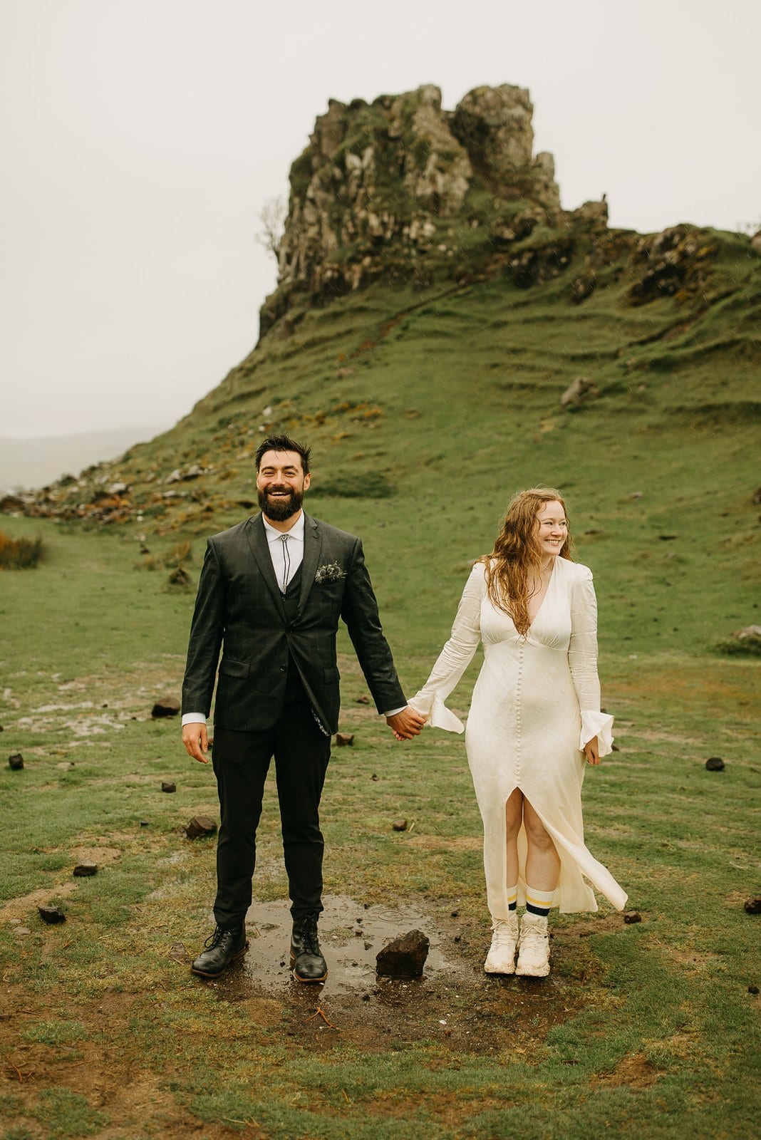 elopement at The Fairy Glen on the Isle of Skye in Scotland