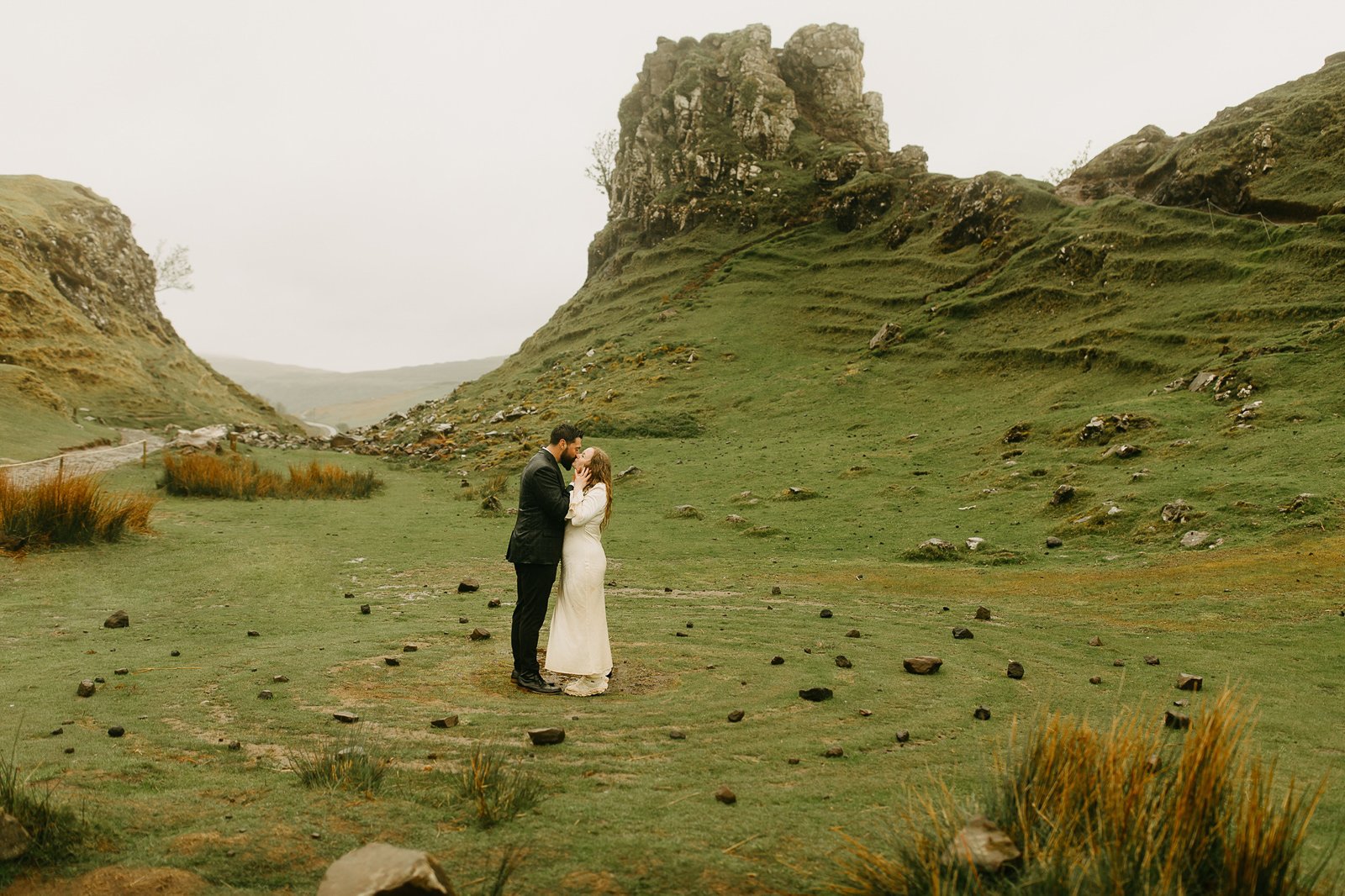 elopement at The Fairy Glen on the Isle of Skye in Scotland