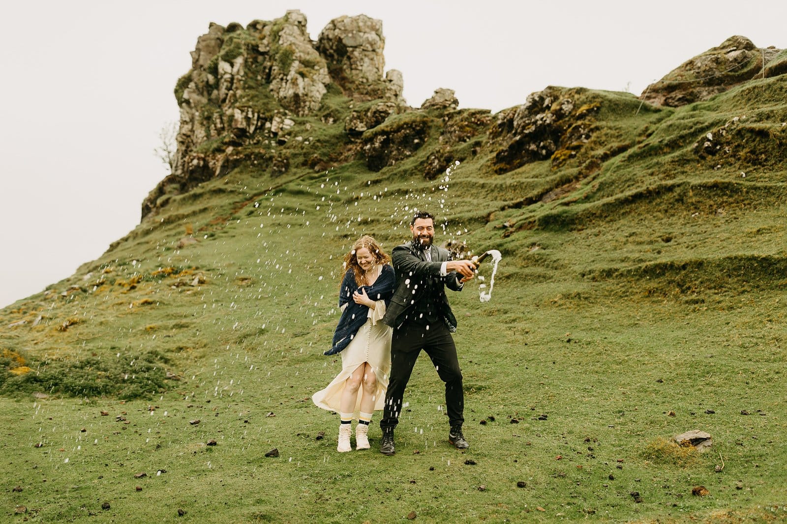 elopement at The Fairy Glen on the Isle of Skye in Scotland