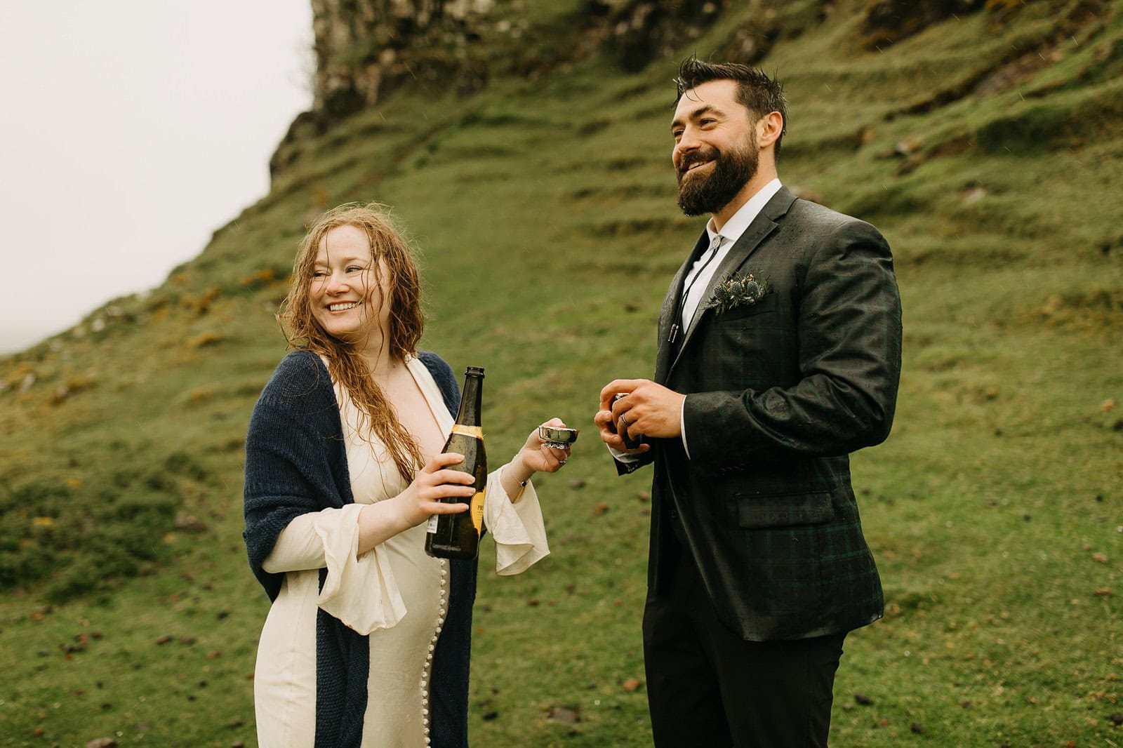 elopement at The Fairy Glen on the Isle of Skye in Scotland