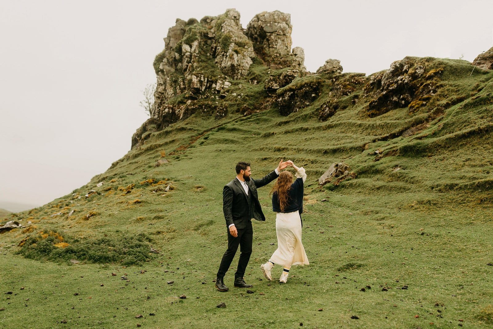 elopement at The Fairy Glen on the Isle of Skye in Scotland