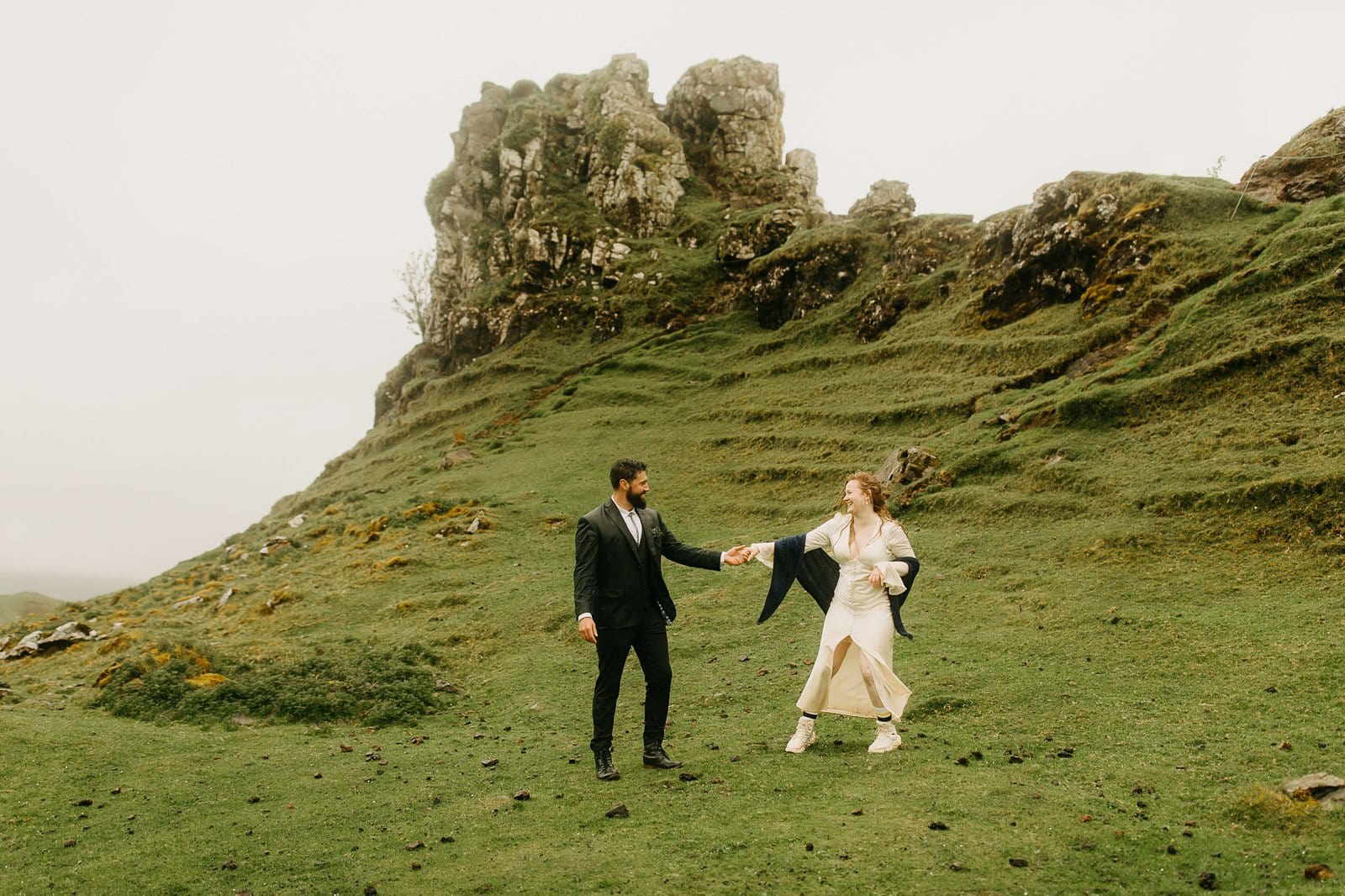 elopement at The Fairy Glen on the Isle of Skye in Scotland