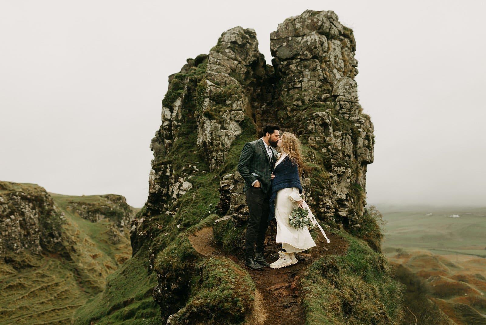 elopement at The Fairy Glen on the Isle of Skye in Scotland