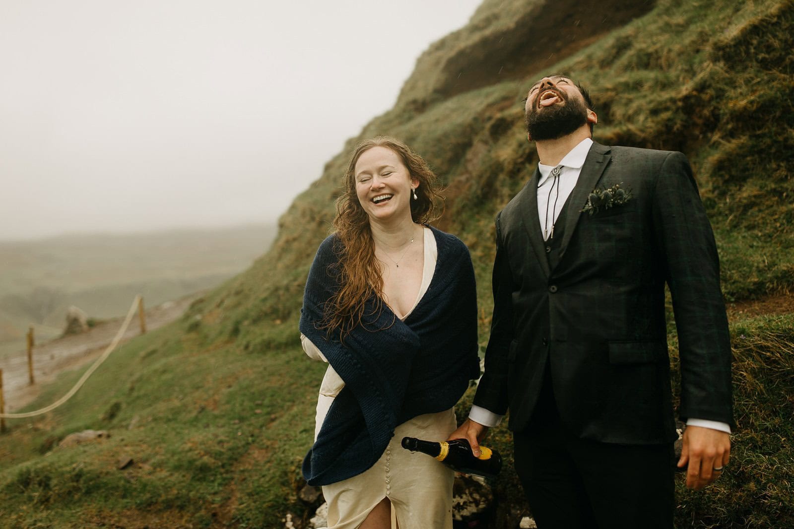 elopement at The Fairy Glen on the Isle of Skye in Scotland