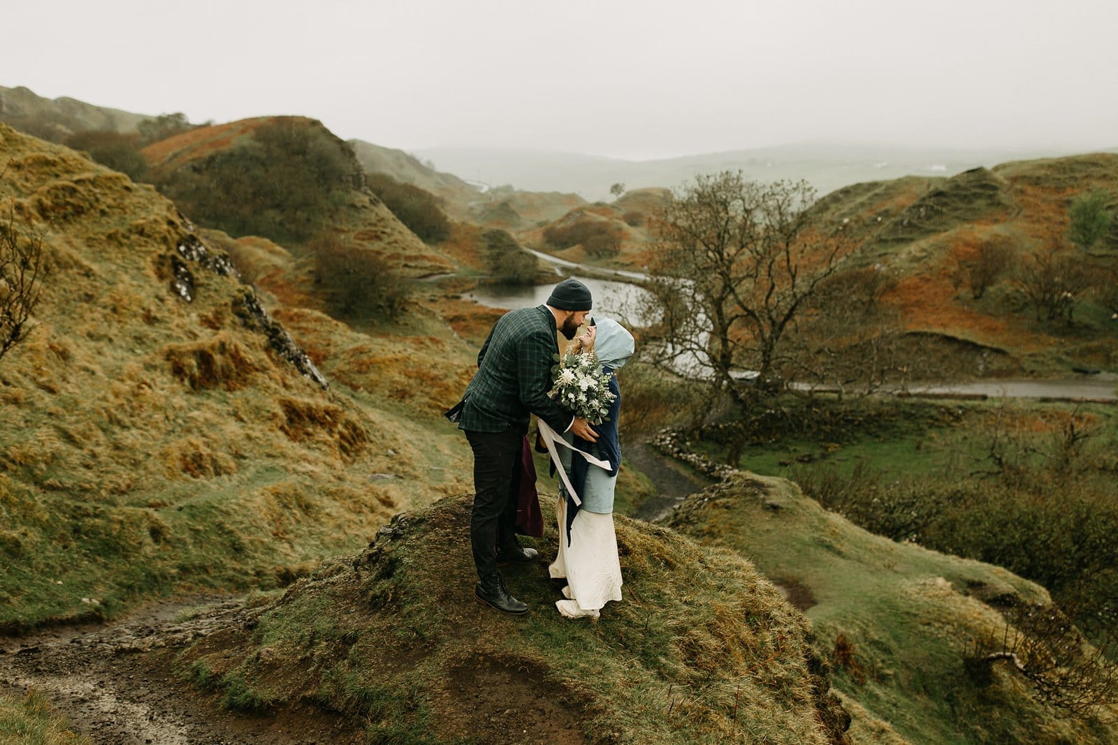 elopement at The Fairy Glen on the Isle of Skye in Scotland