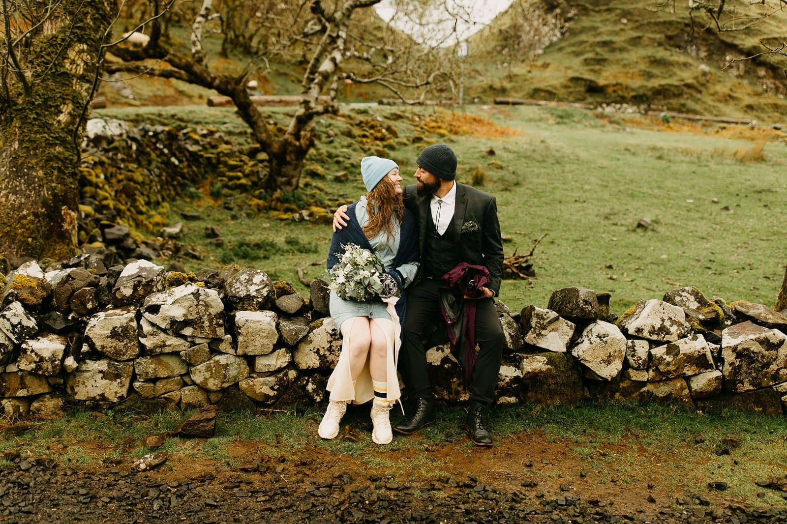 elopement at The Fairy Glen on the Isle of Skye in Scotland