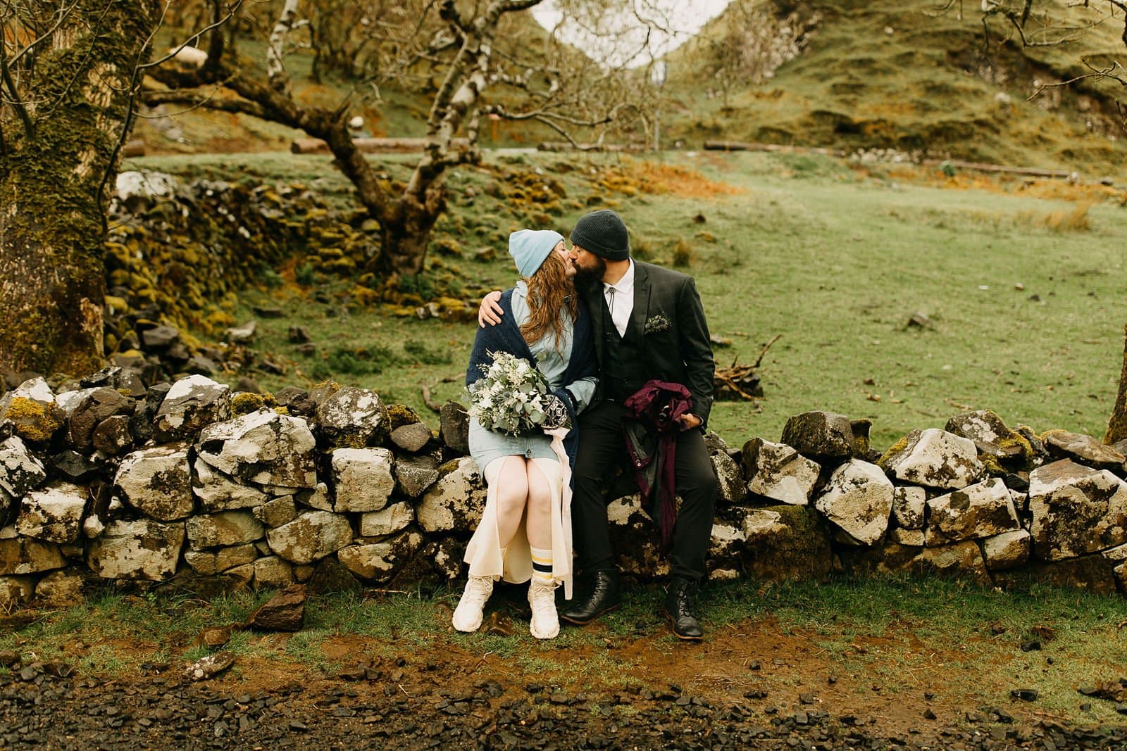 elopement at The Fairy Glen on the Isle of Skye in Scotland