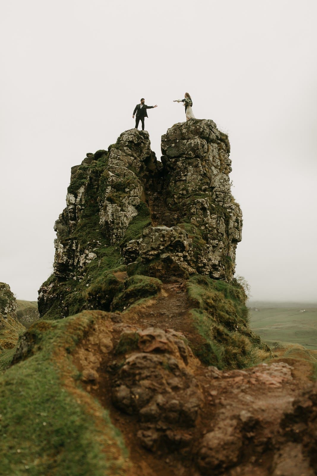 elopement at The Fairy Glen on the Isle of Skye in Scotland
