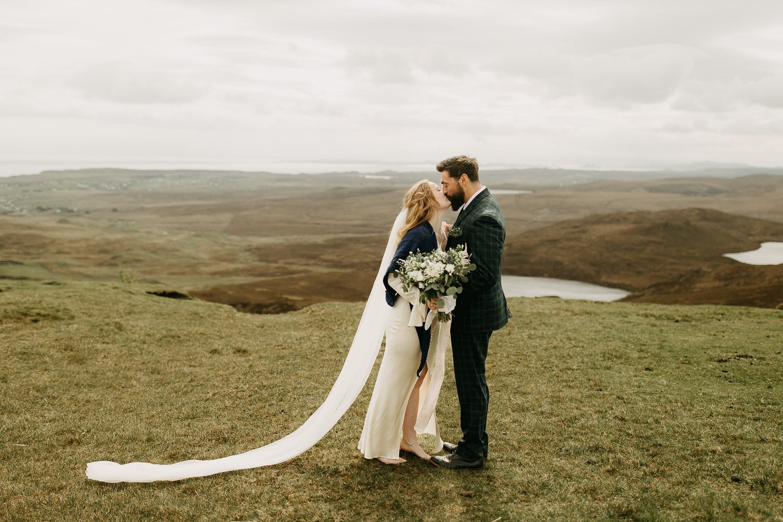 elopement at the Quiraing on the Isle of Skye in Scotland