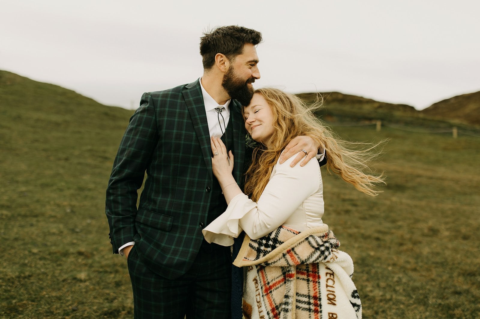 elopement at the Quiraing on the Isle of Skye in Scotland