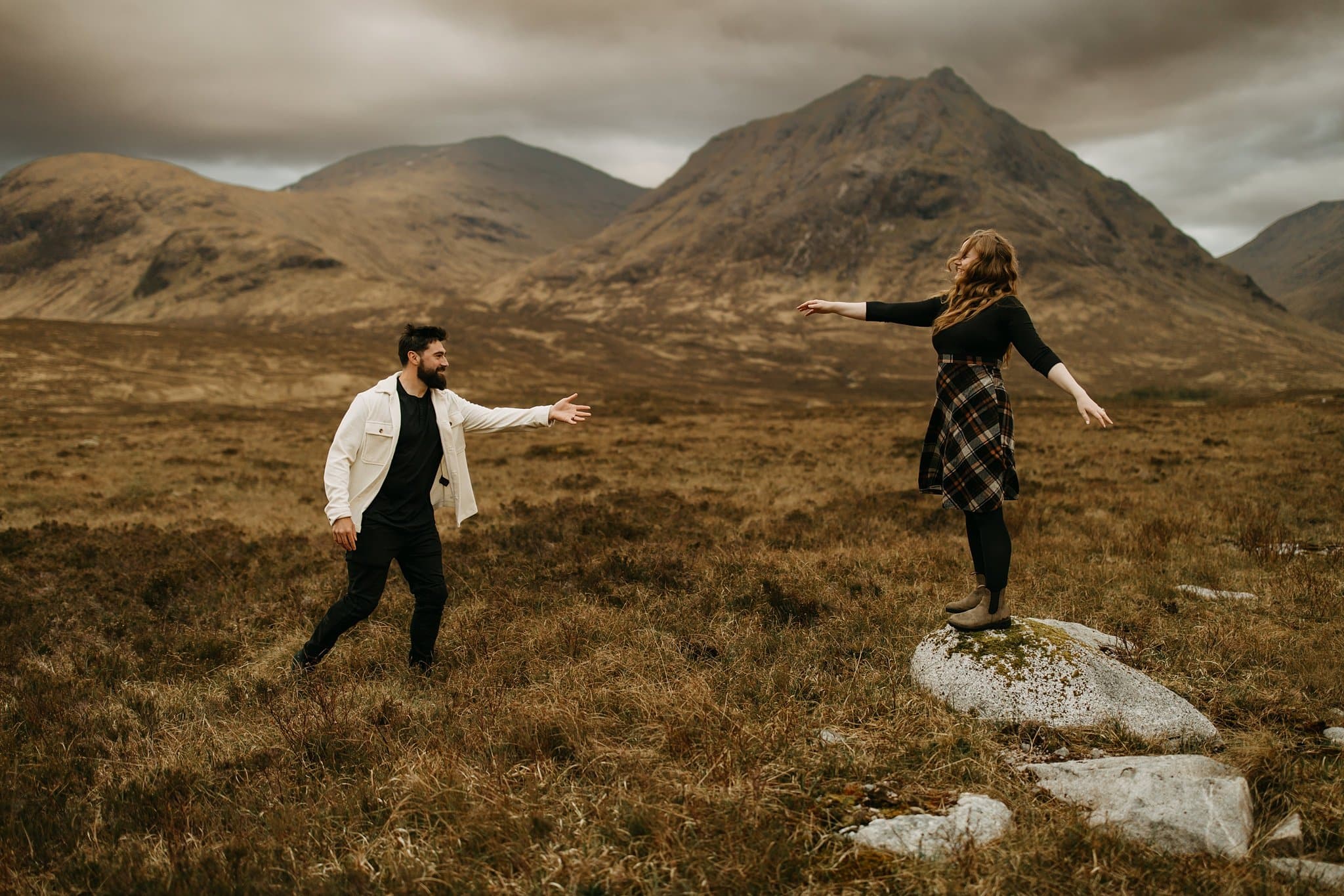 Adventurous Engagement in Glencoe scotland
