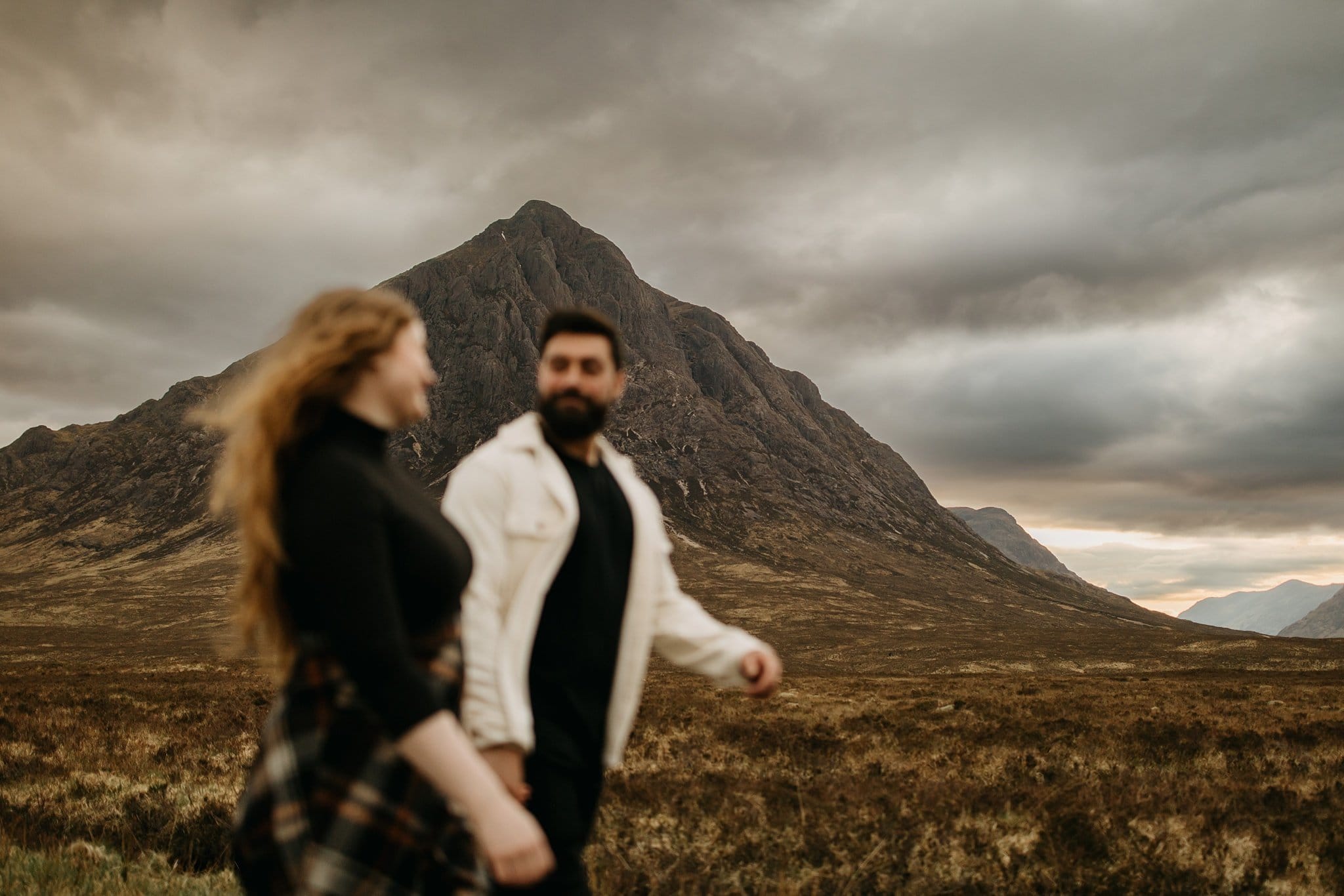 Adventurous Engagement in Glencoe scotland