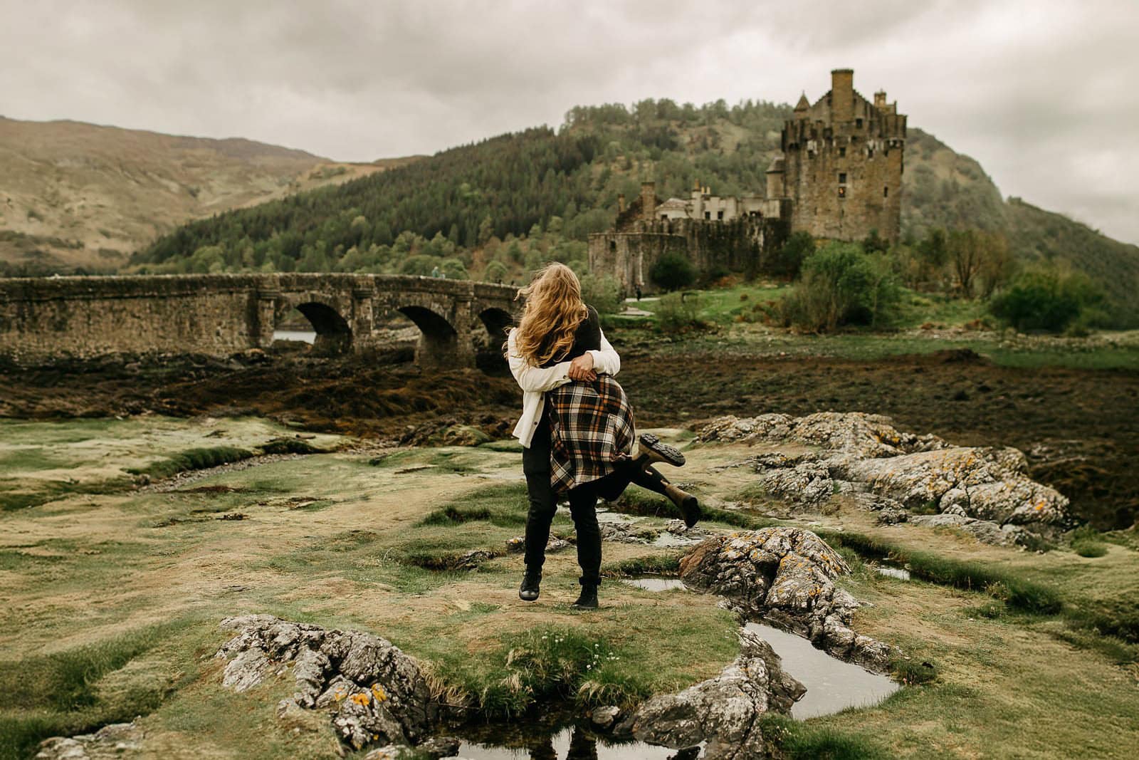 Engagement Session at Eilean Donan Castle in Scotland