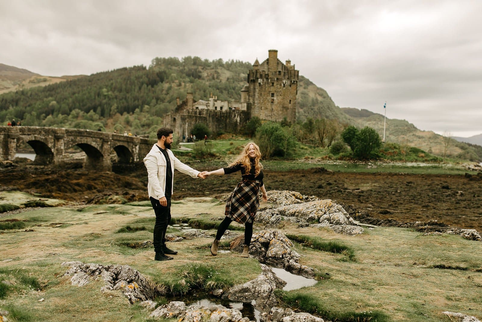 Engagement Session at Eilean Donan Castle in Scotland
