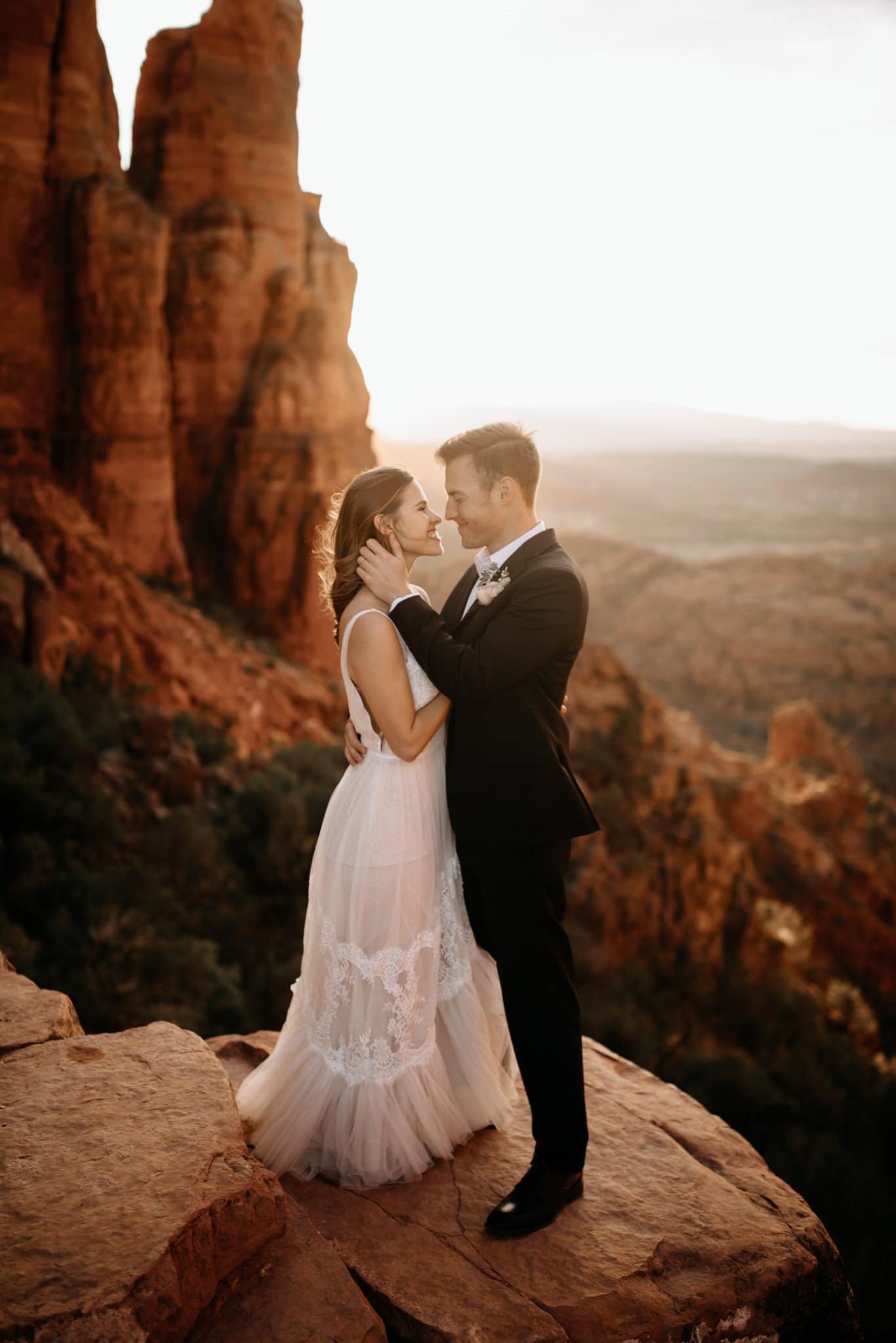 Hiking Elopement to Cathedral Rock