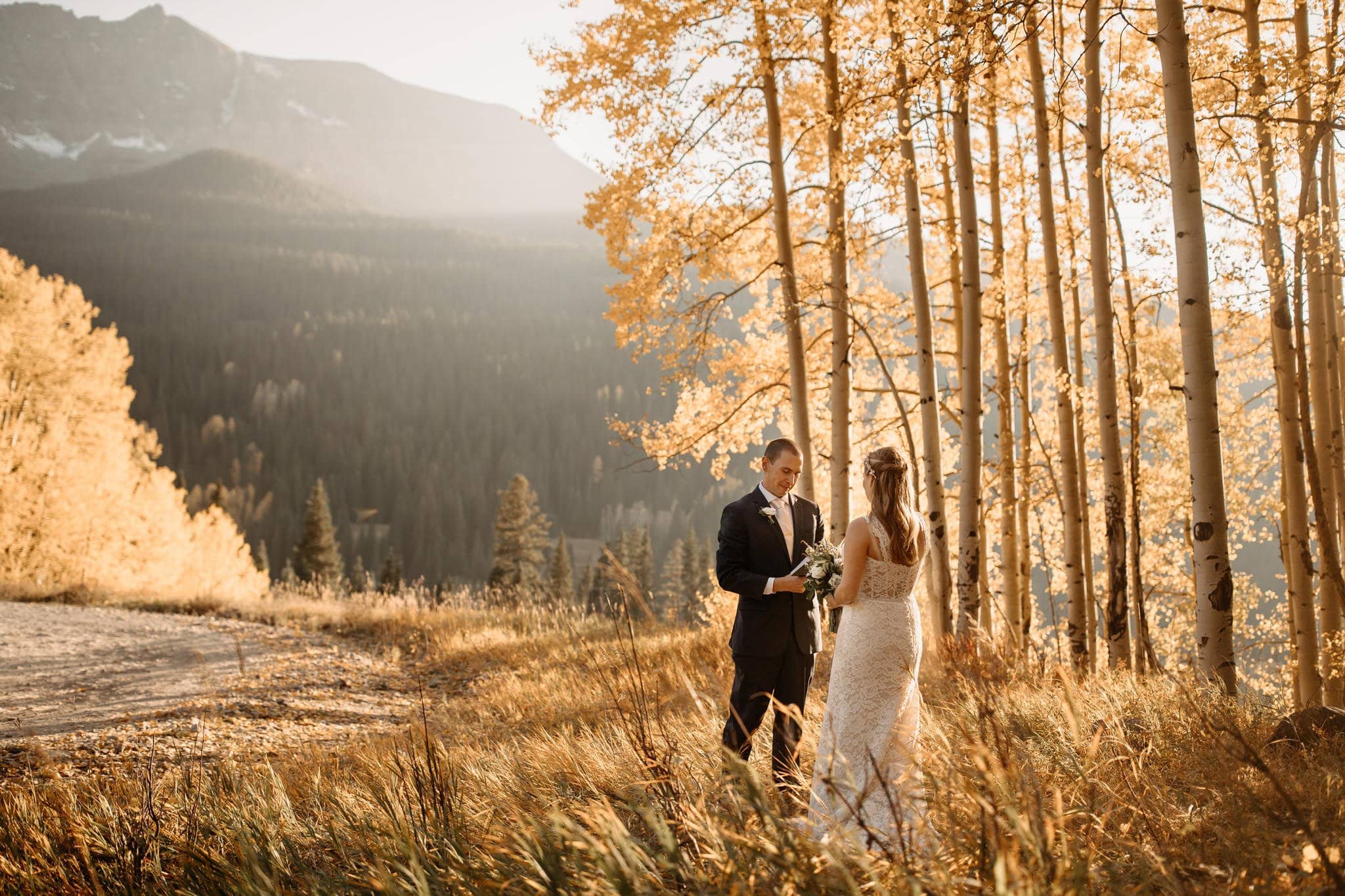 Fall Jeeping Elopement in Telluride
