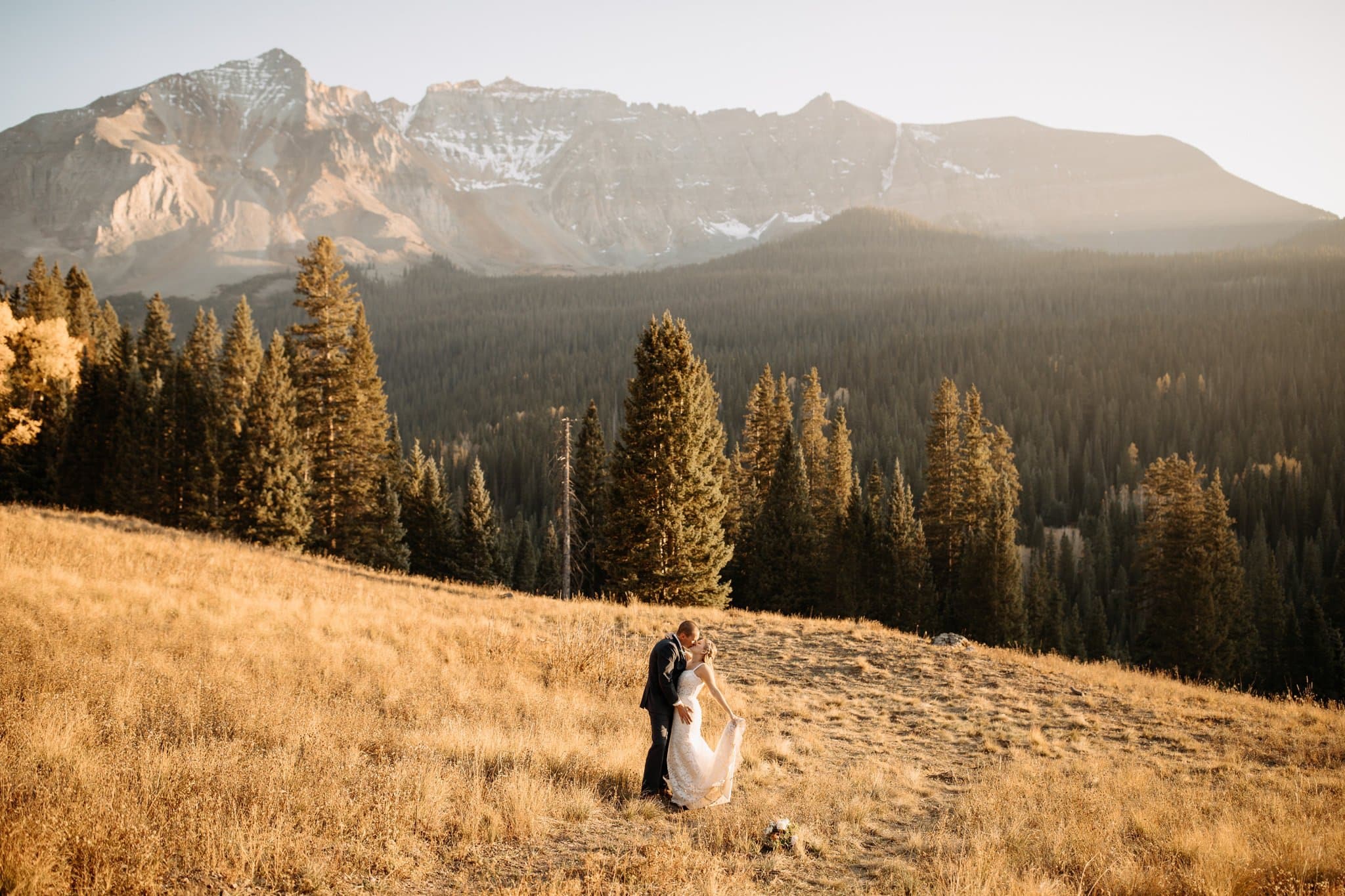 Fall Jeeping Elopement in Telluride
