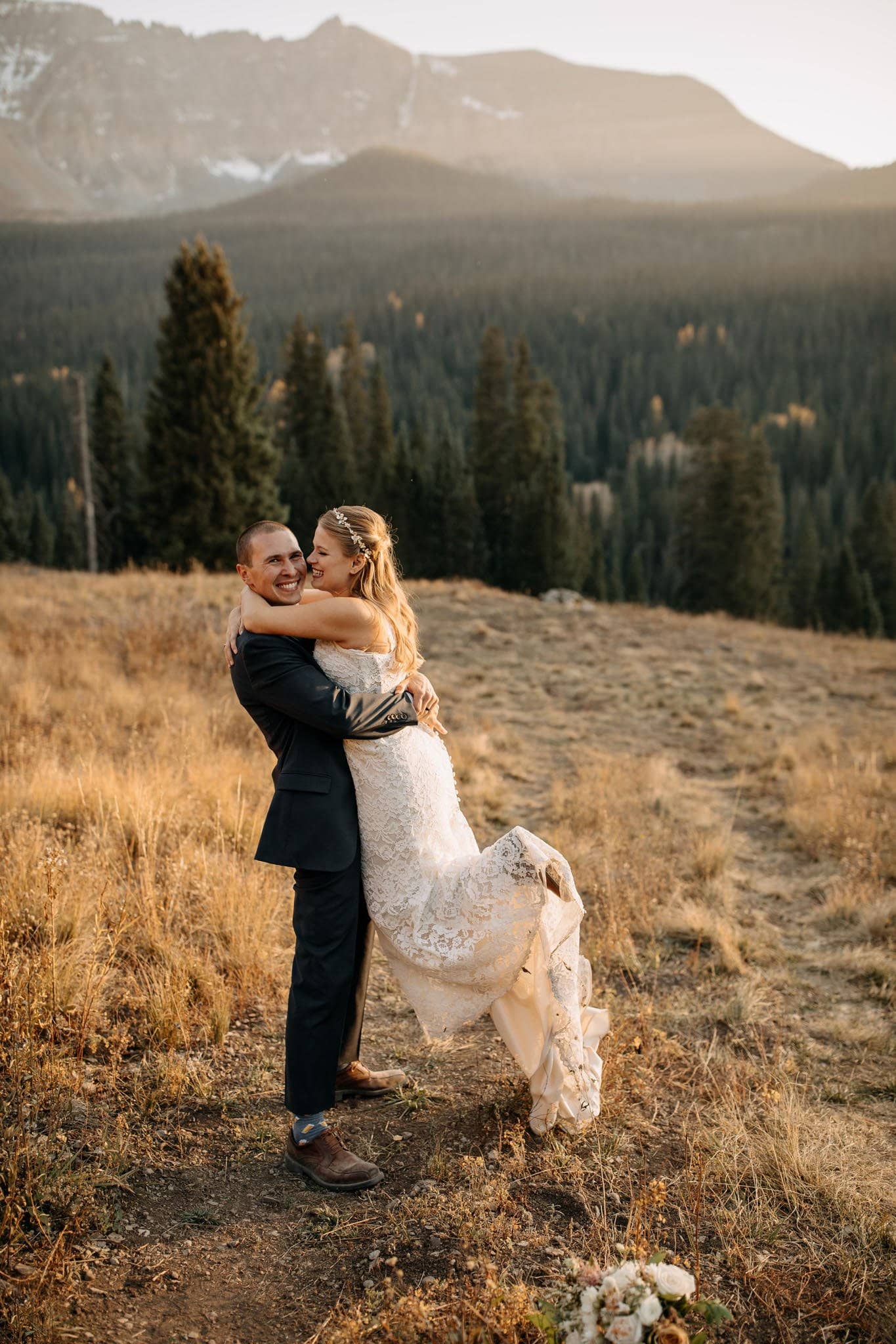 Fall Jeeping Elopement in Telluride