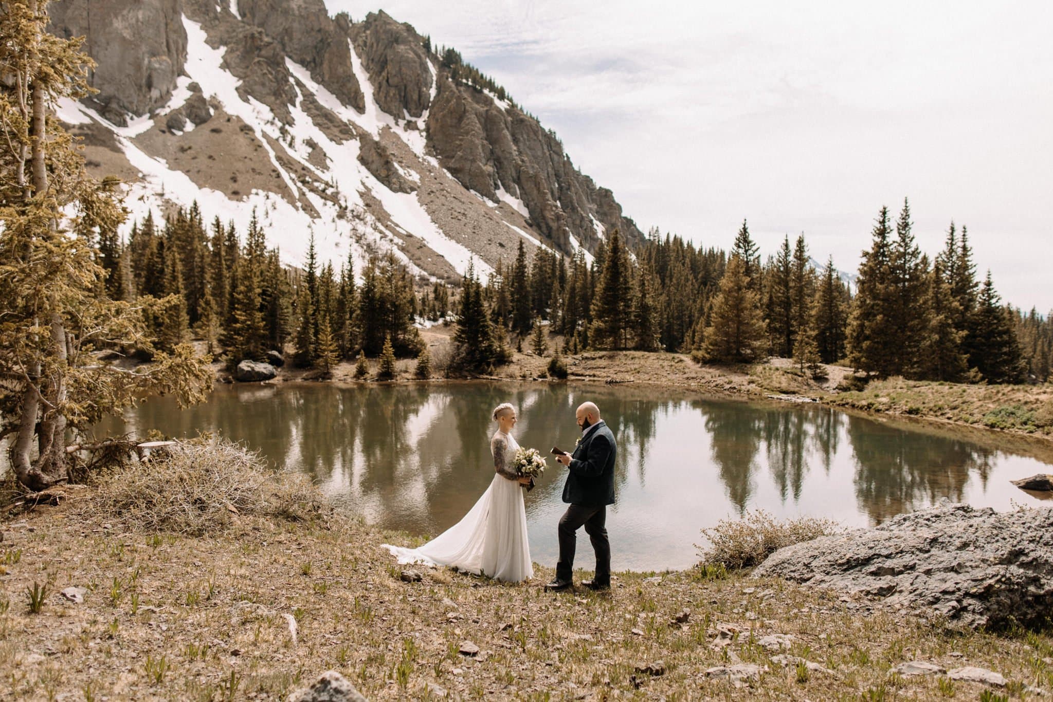 epic elopement at alta lakes in telluride