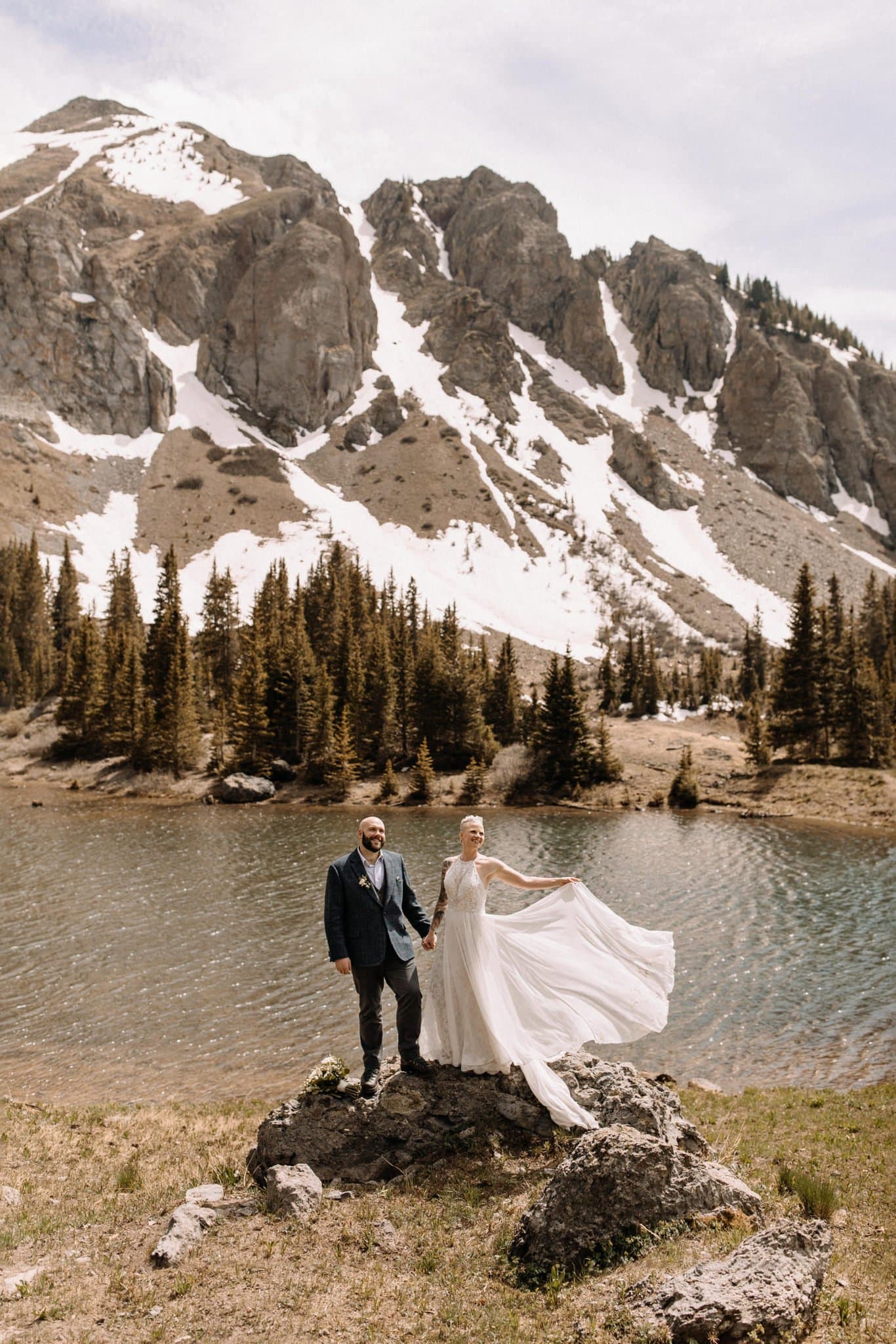 epic elopement at alta lakes in telluride