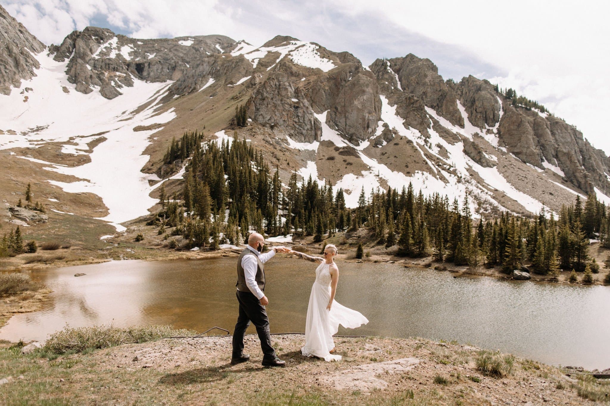 epic elopement at alta lakes in telluride