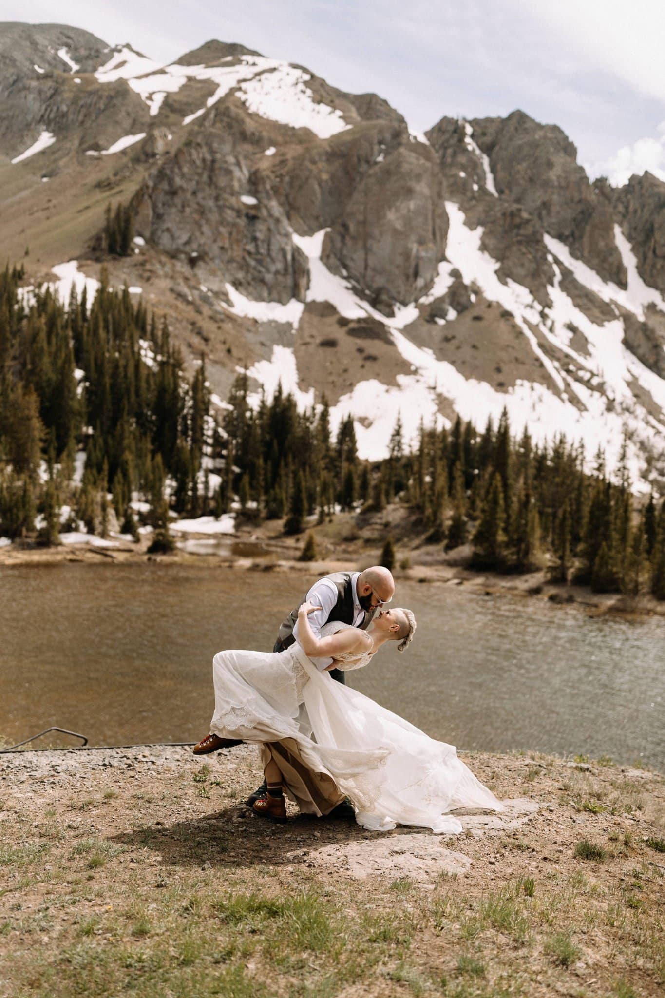 epic elopement at alta lakes in telluride