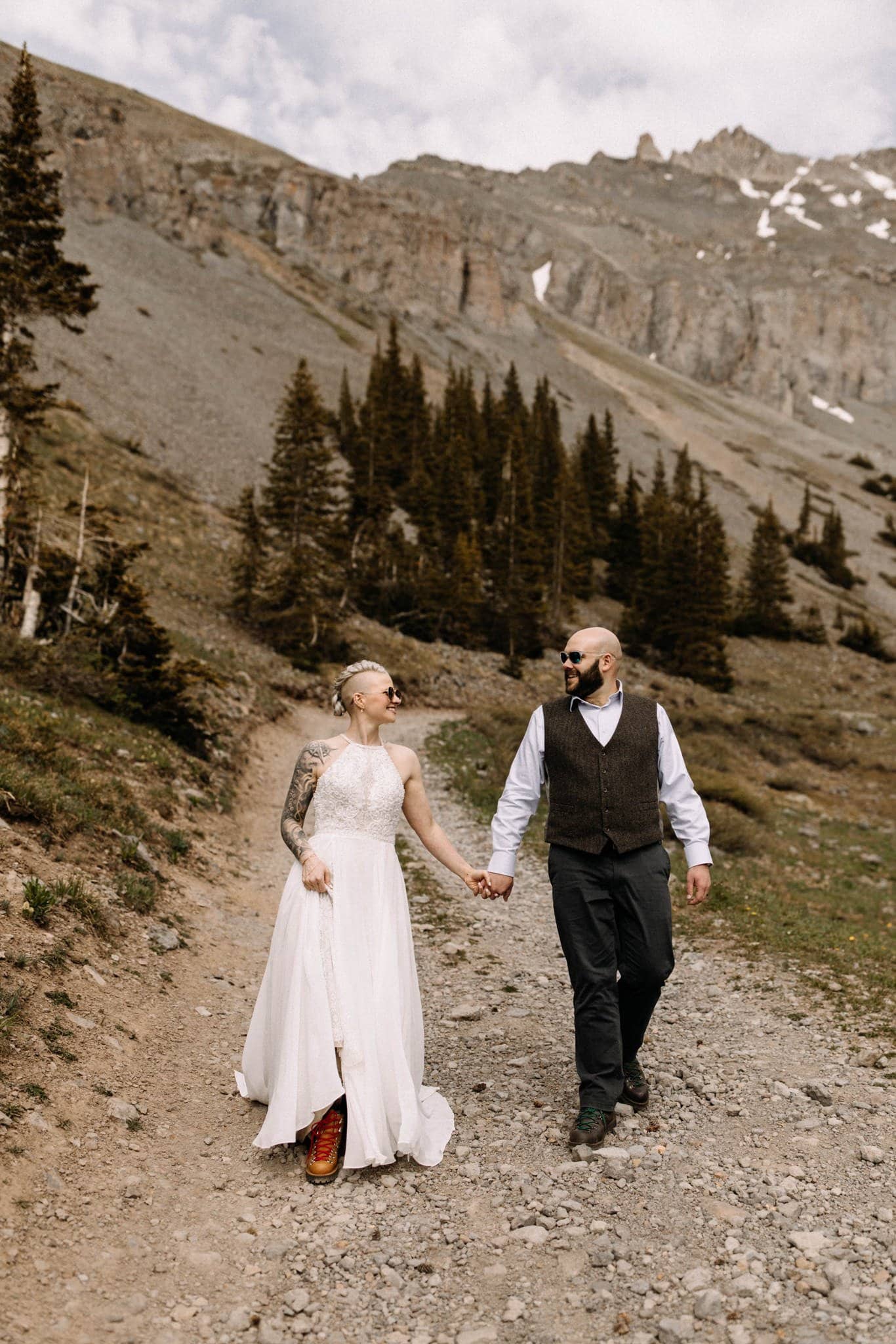 epic elopement at alta lakes in telluride