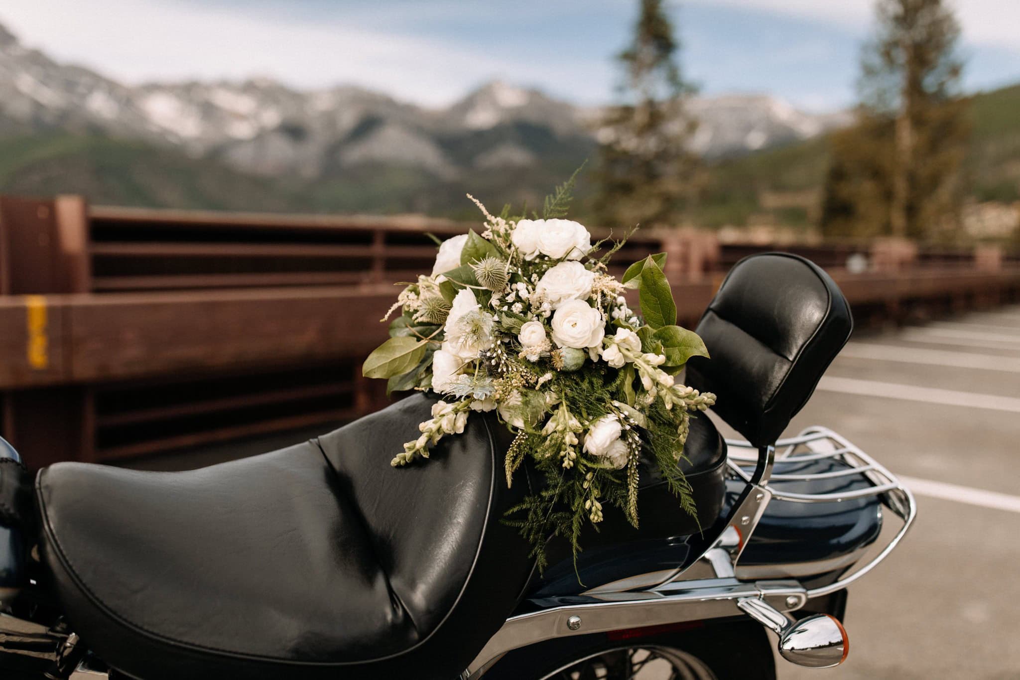 Epic Motorcycle Elopement in Telluride