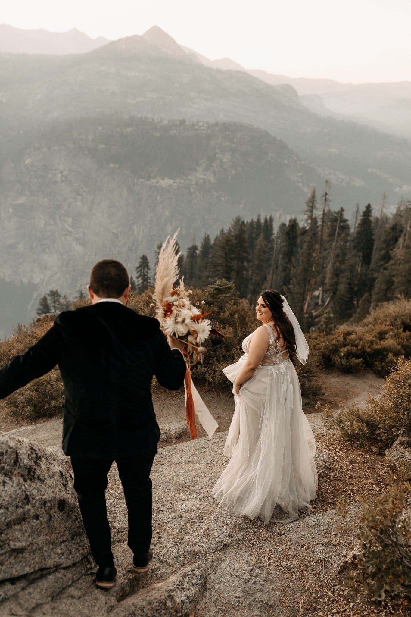 Sunrise Adventure Elopement in Yosemite
