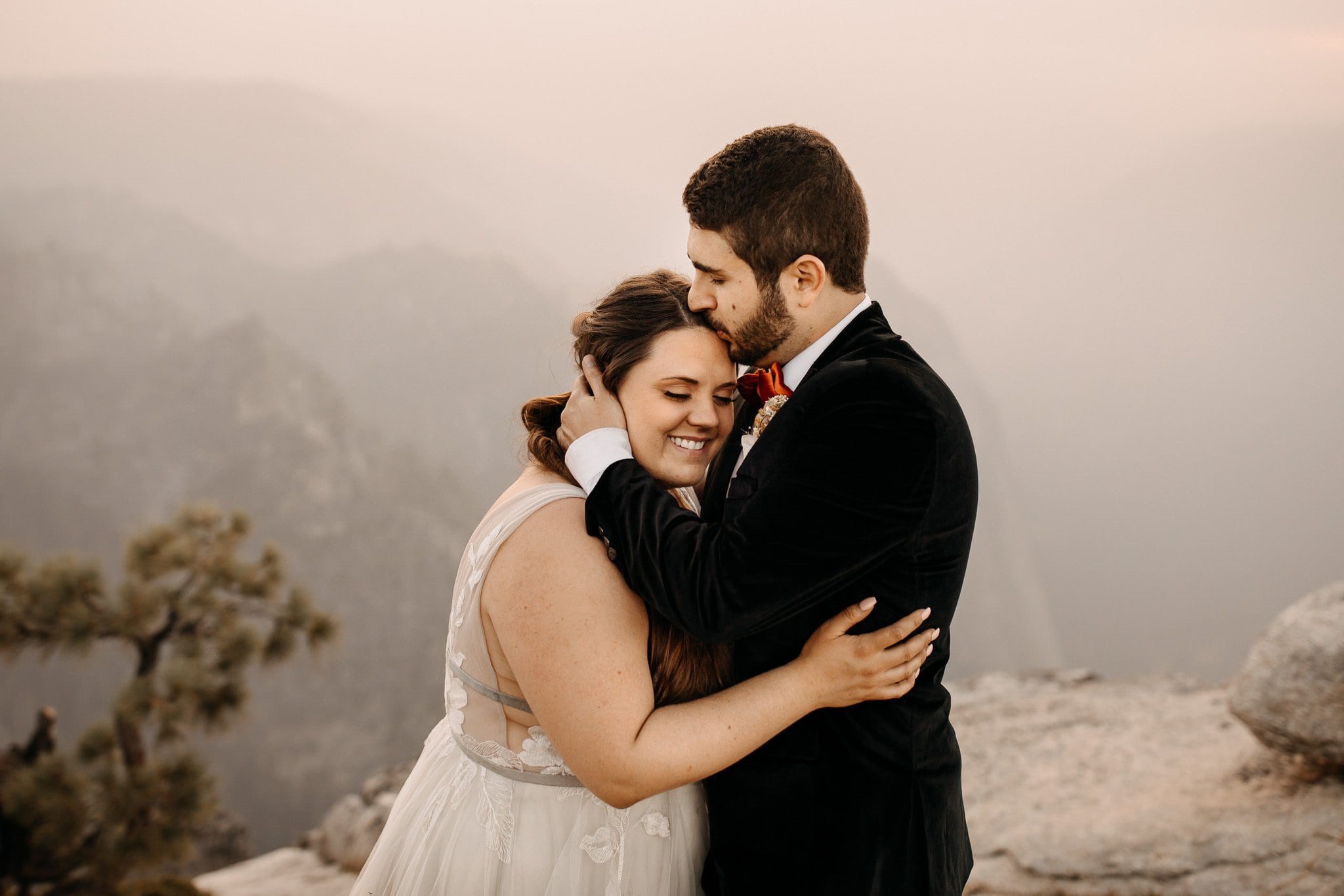 Sunrise Adventure Elopement in Yosemite
