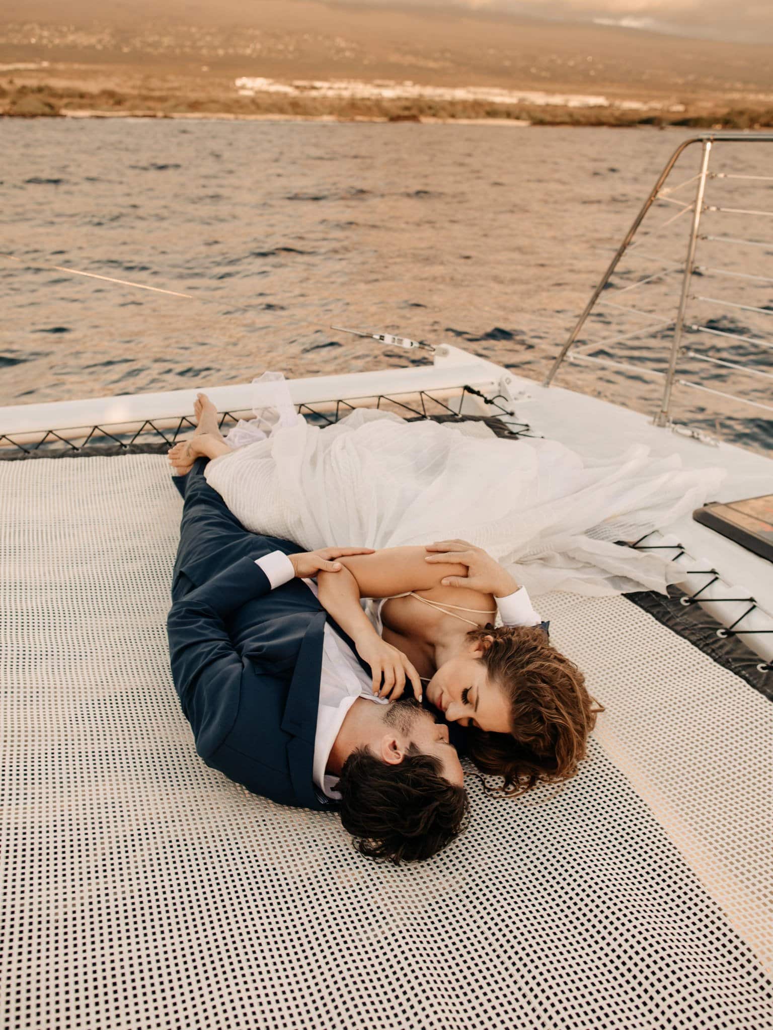 wedding catamaran tour on the Big Island