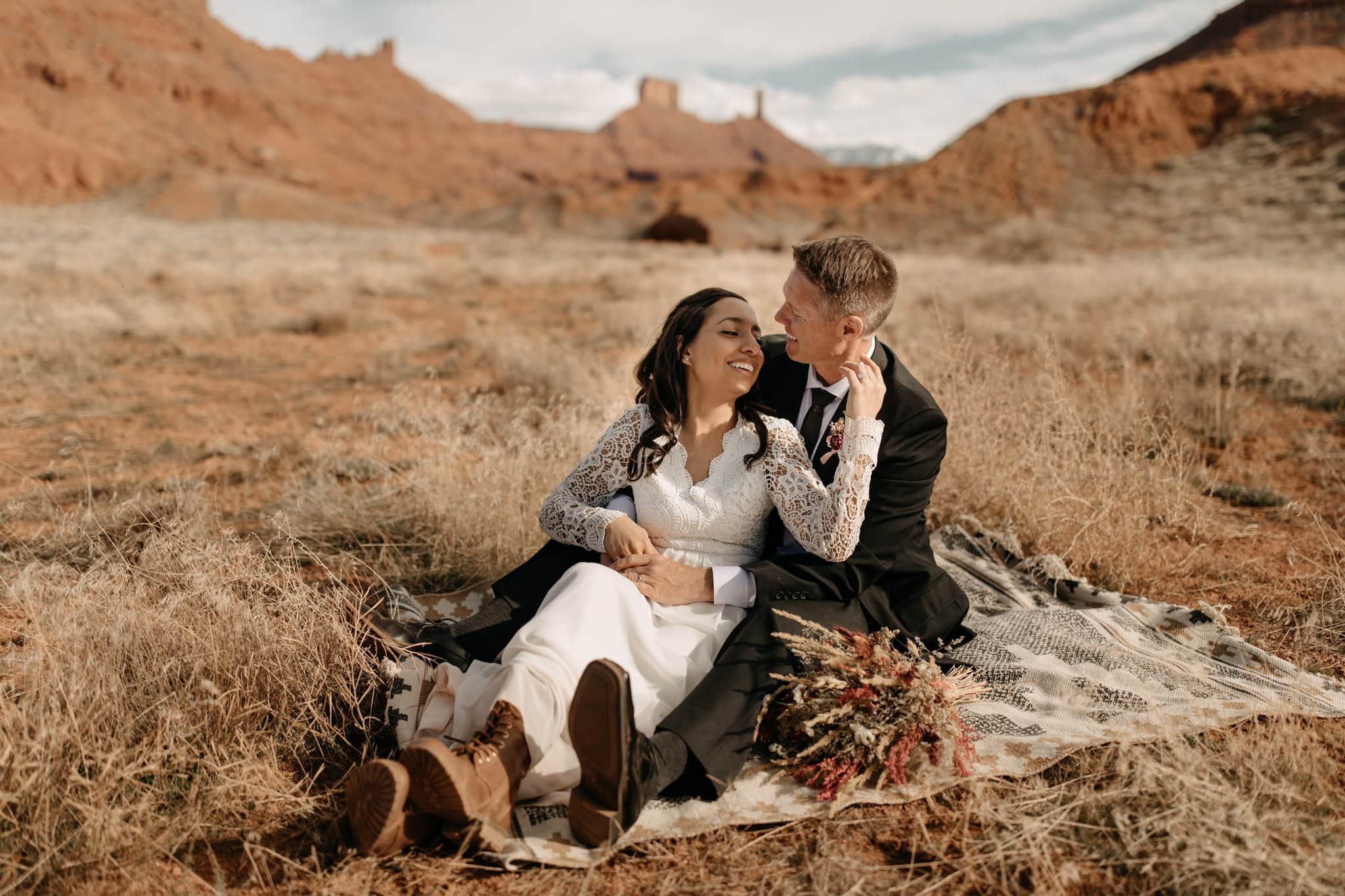 Adventurous Elopement in Castle Valley