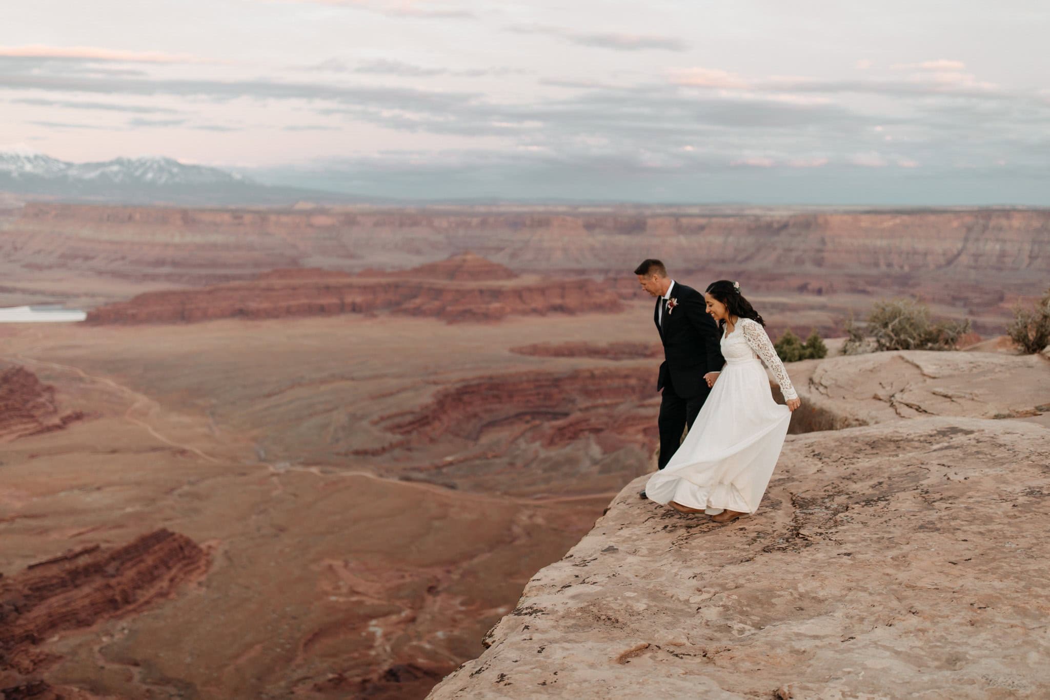 wedding portraits at dead horse state point