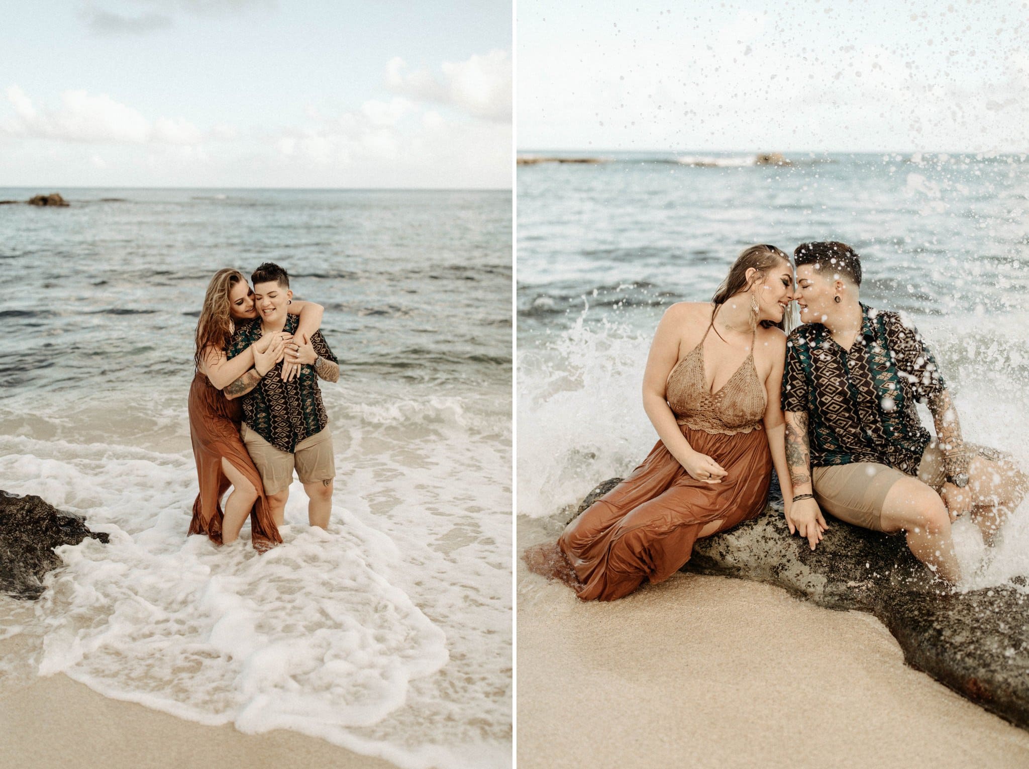 Intimate Sunrise Couples Session on Oahu