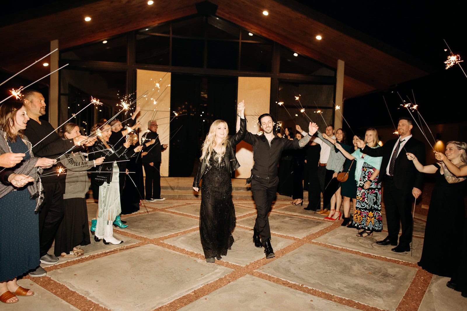 Gothic Wedding at Red Earth Venue