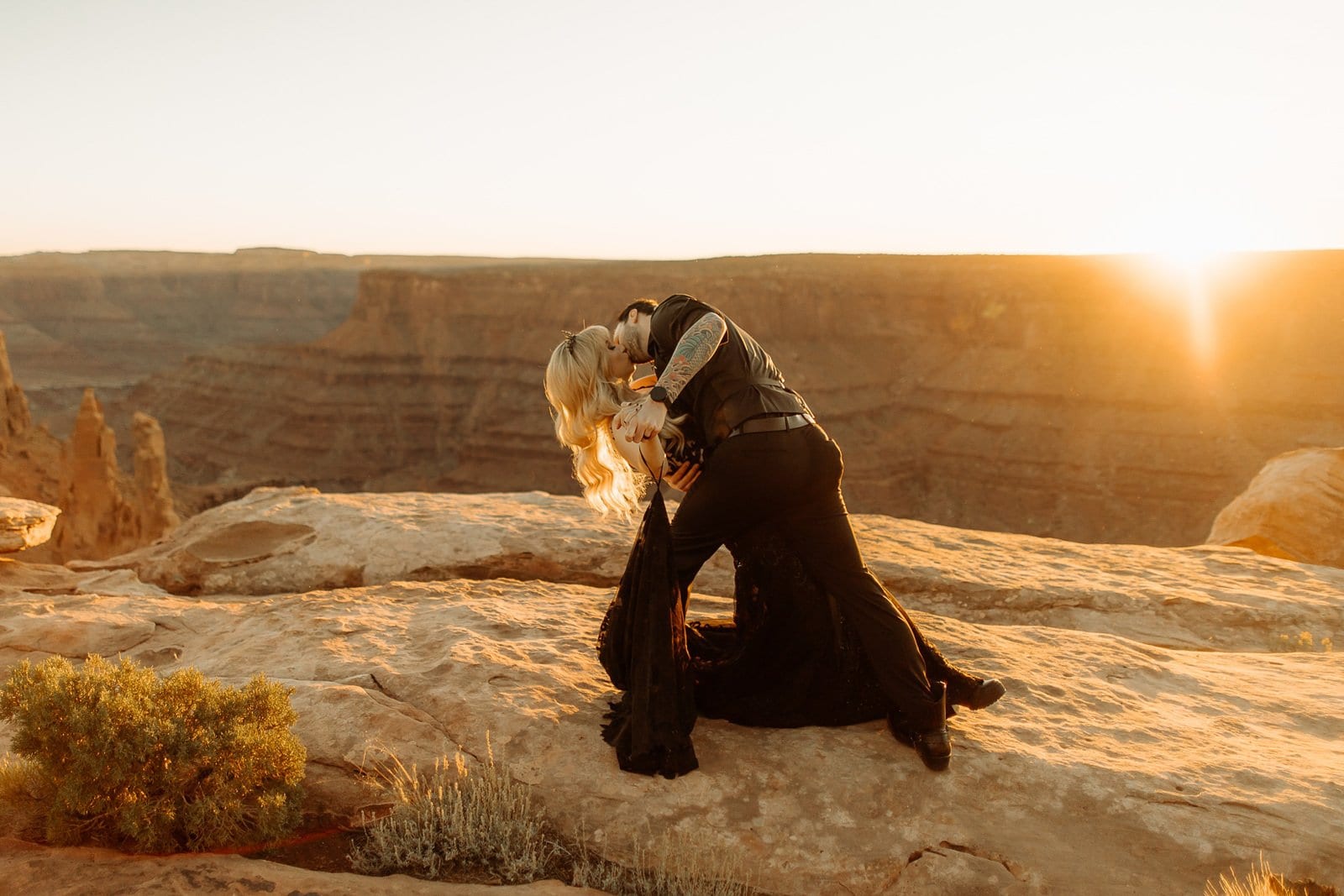Gothic Fairytale Wedding at Red Earth Venue in Moab