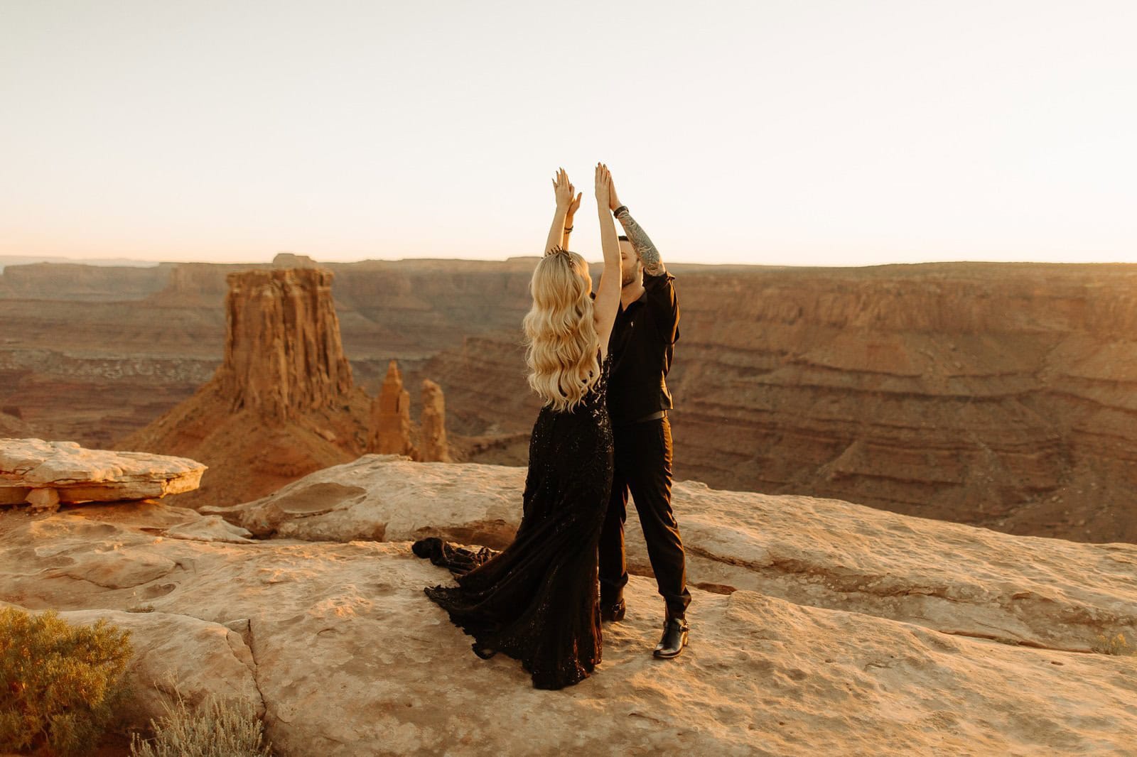 Gothic Fairytale Wedding at Red Earth Venue in Moab