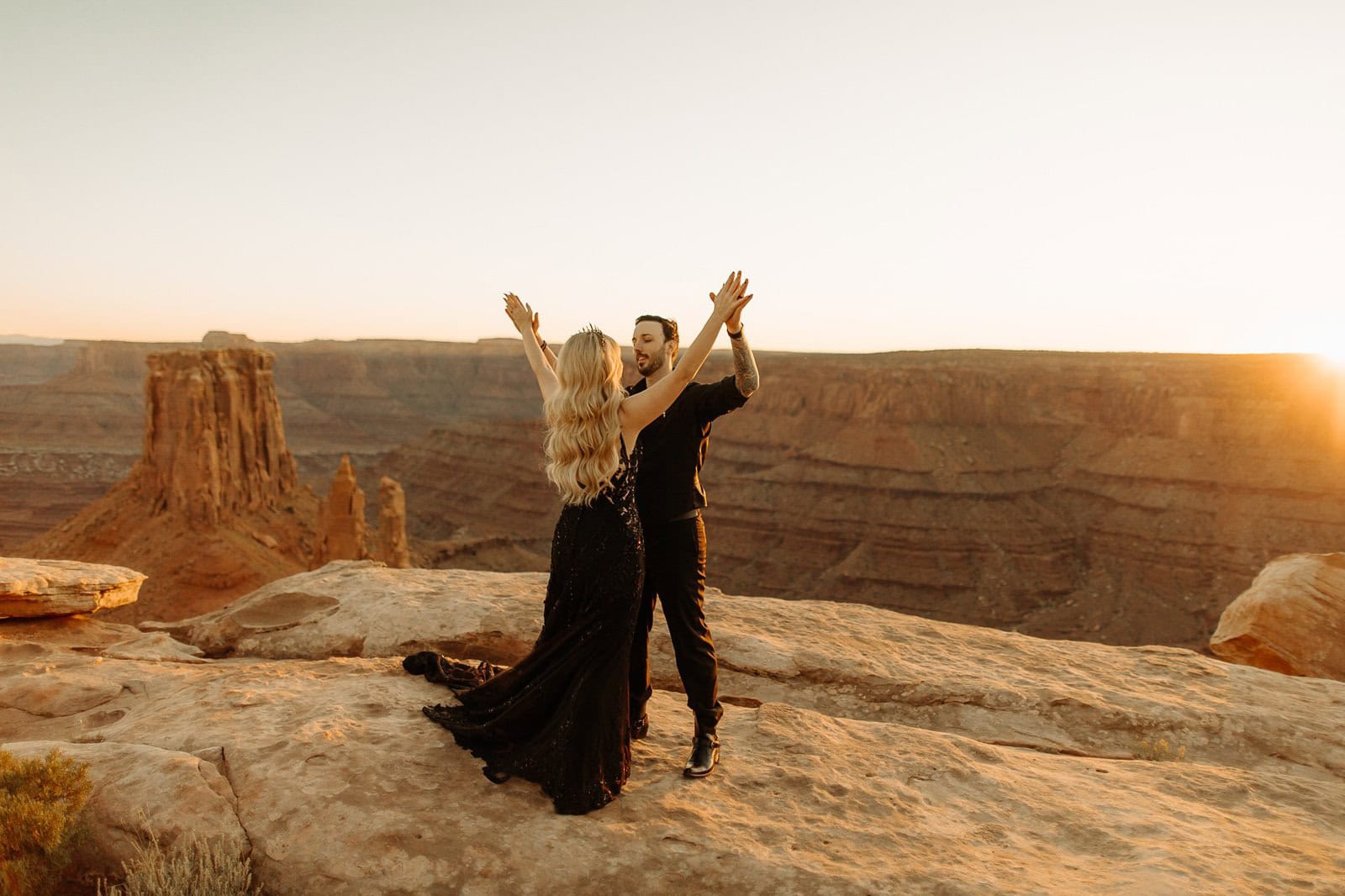 Gothic Fairytale Wedding at Red Earth Venue in Moab