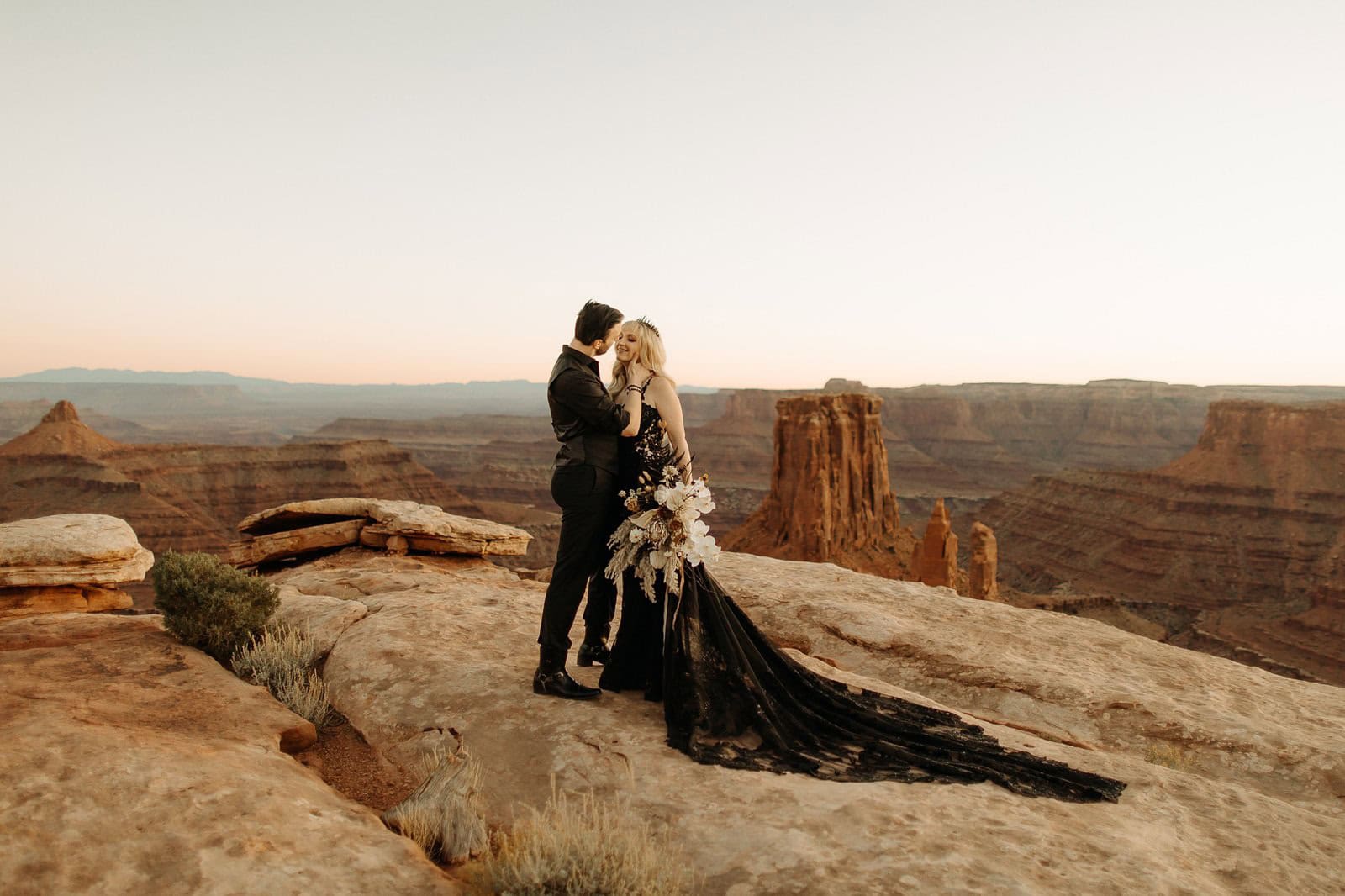 Gothic Fairytale Wedding at Red Earth Venue in Moab