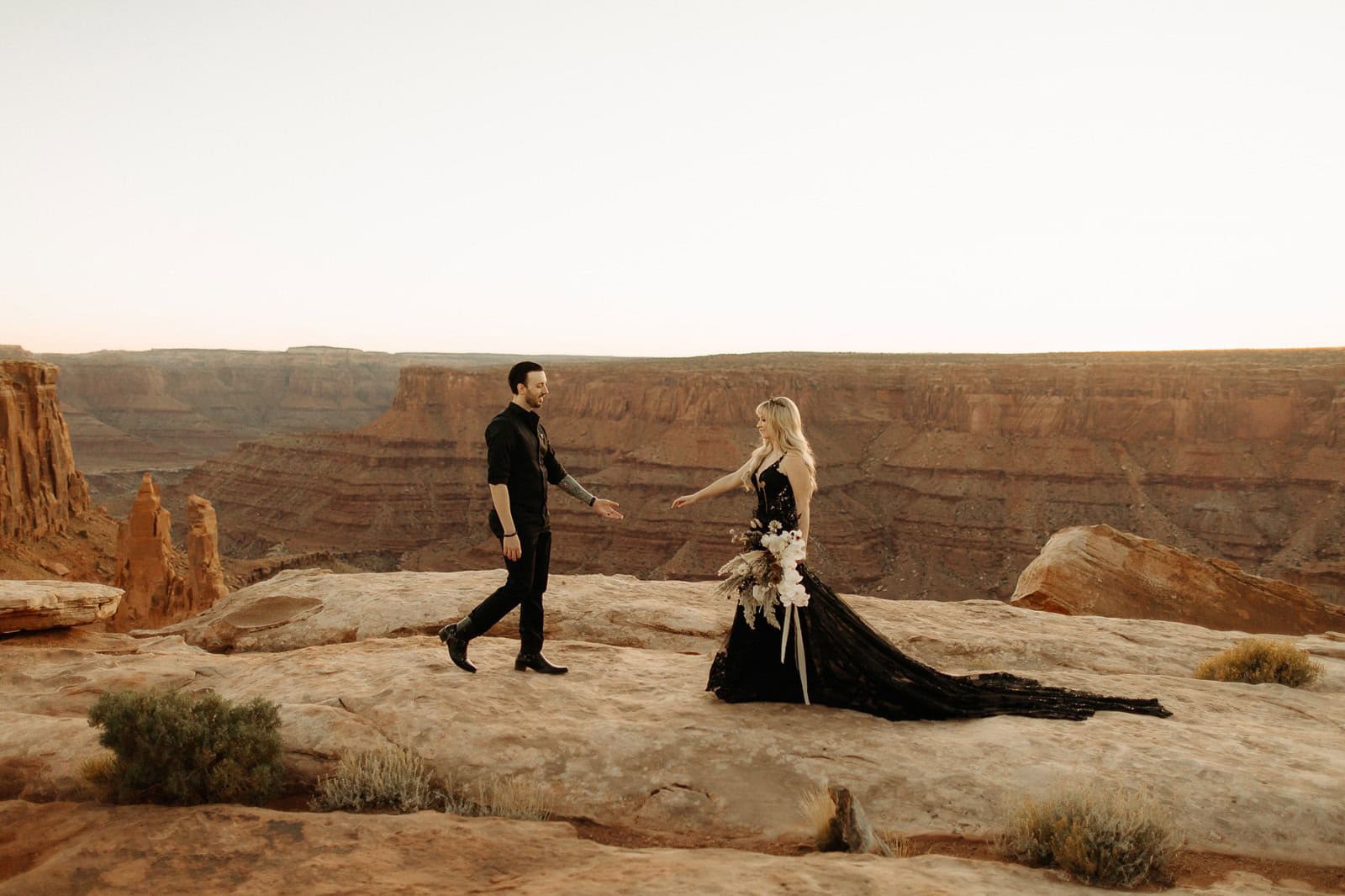 Gothic Fairytale Wedding at Red Earth Venue in Moab