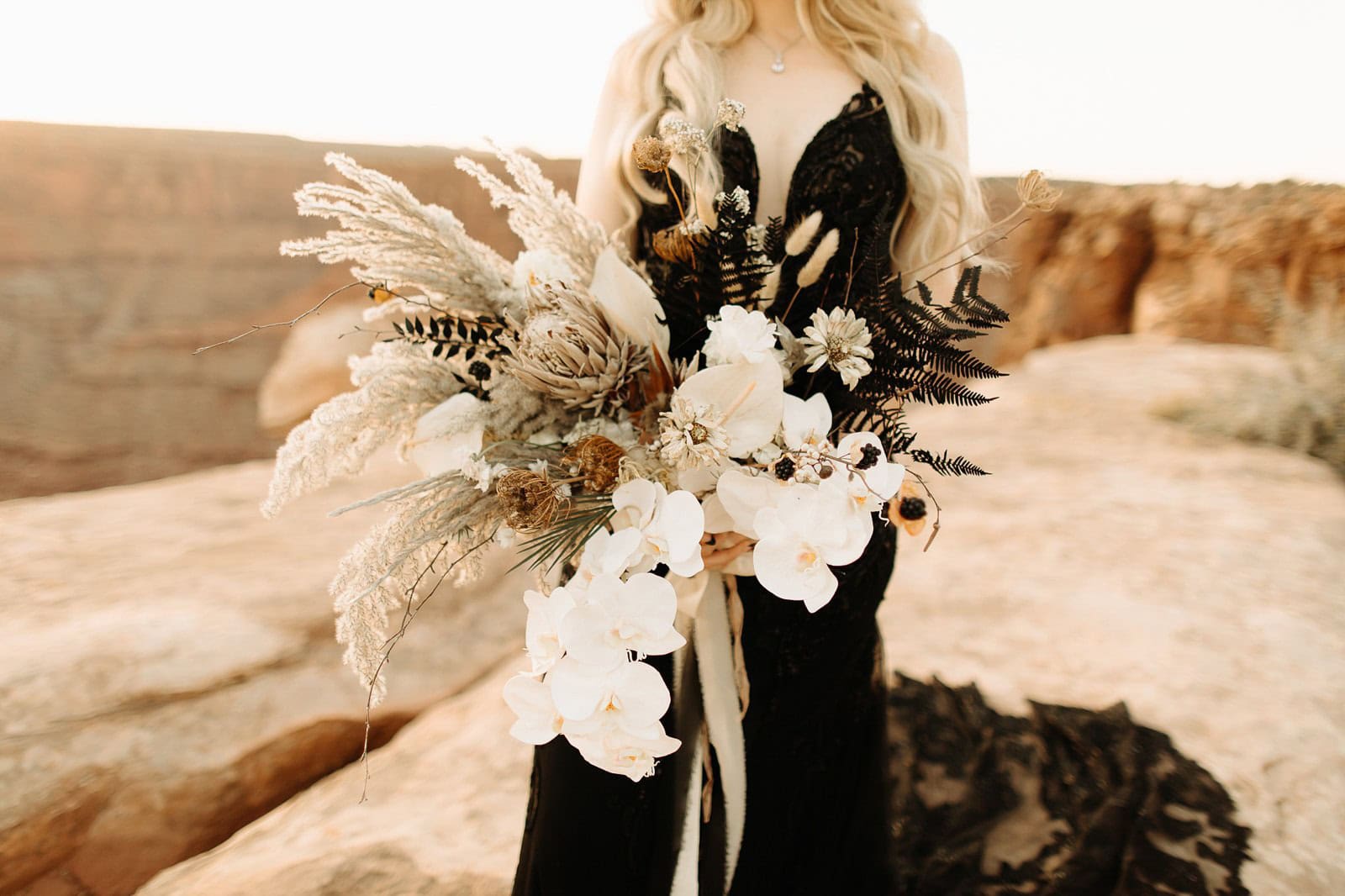 Gothic Fairytale Wedding at Red Earth Venue in Moab
