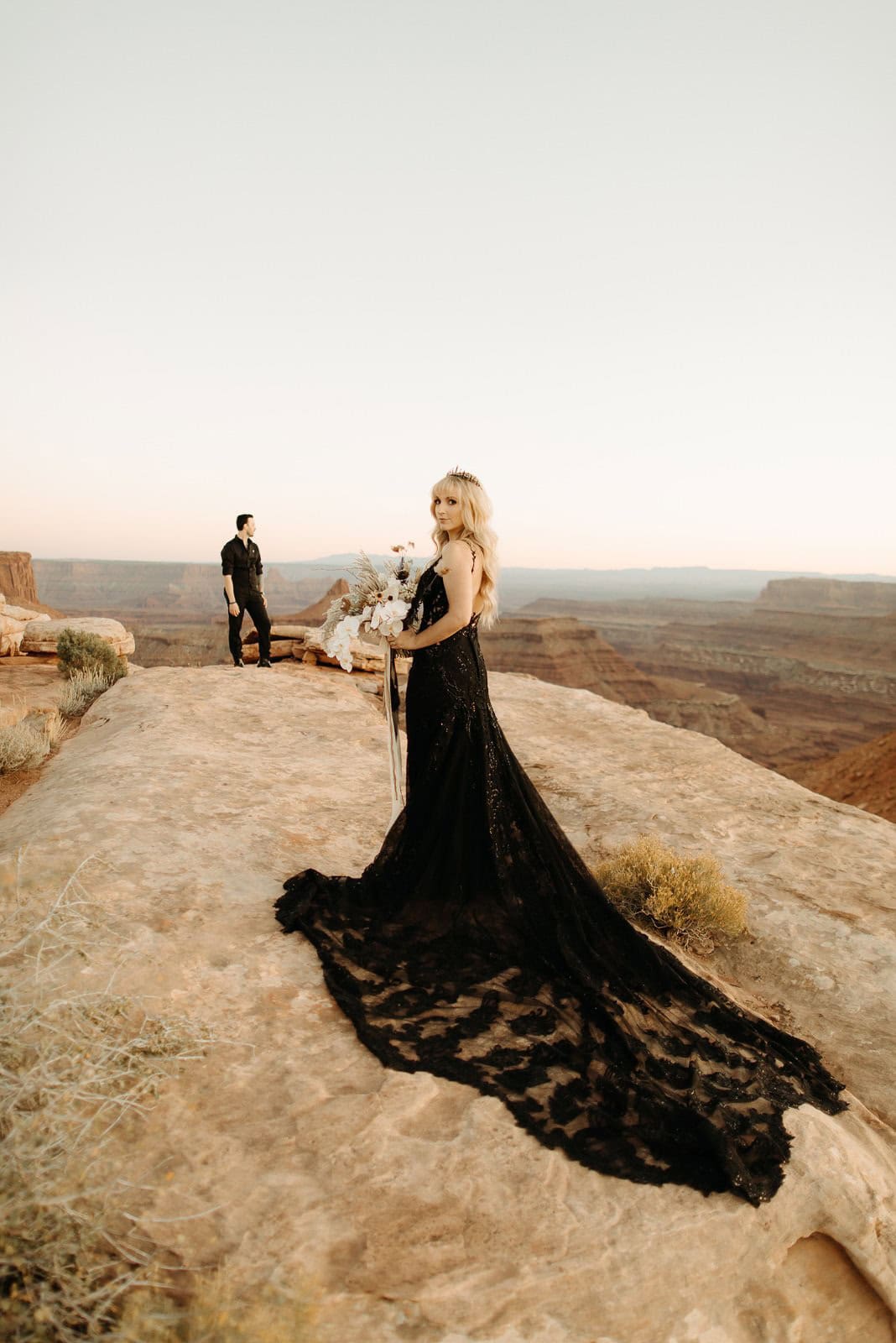 Gothic Fairytale Wedding at Red Earth Venue in Moab