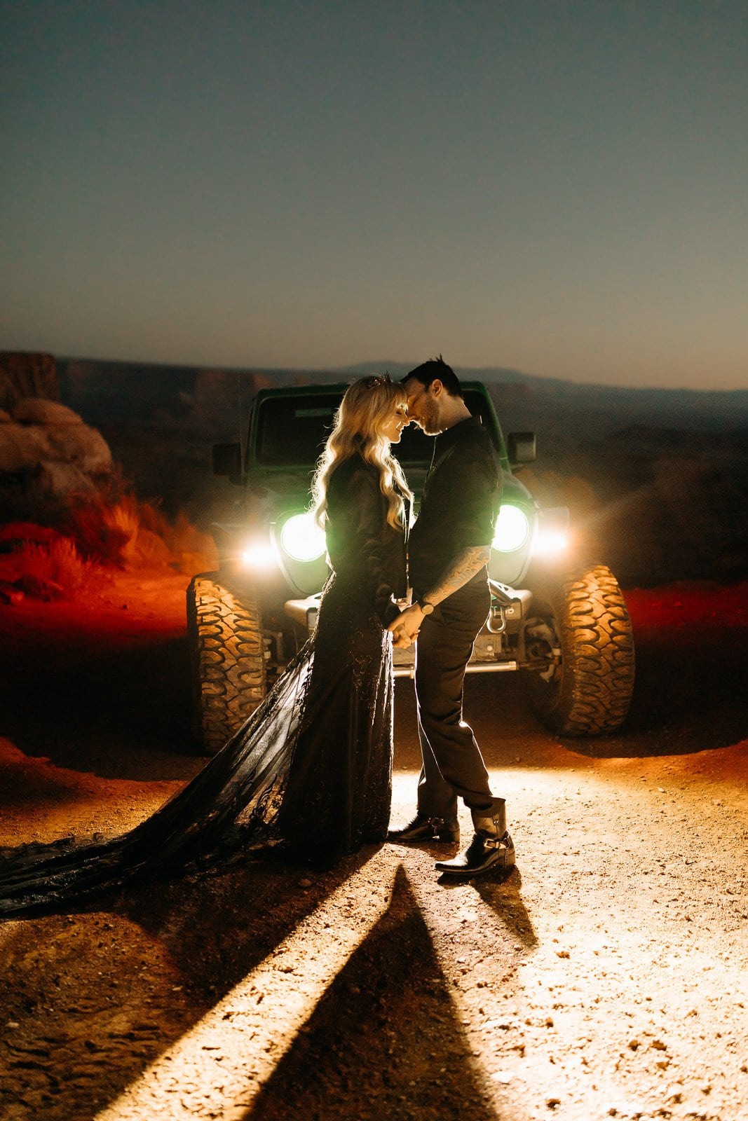 Gothic Fairytale Wedding at Red Earth Venue in Moab
