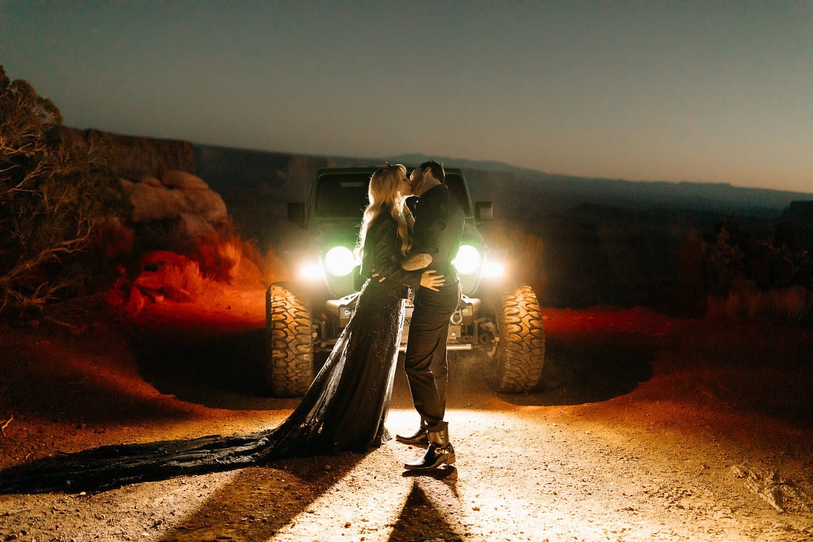 Gothic Fairytale Wedding at Red Earth Venue in Moab